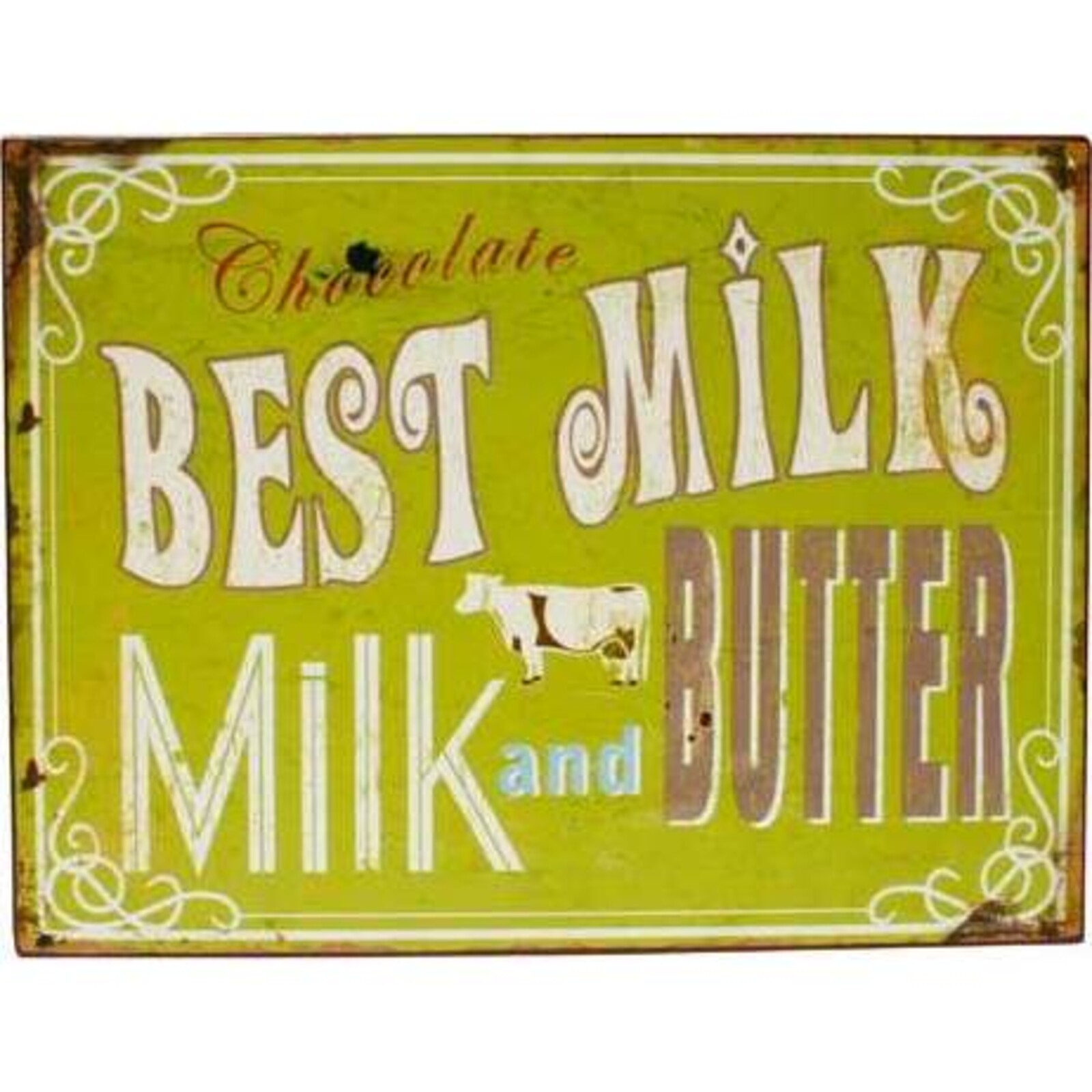 Tin Sign - Best Milk