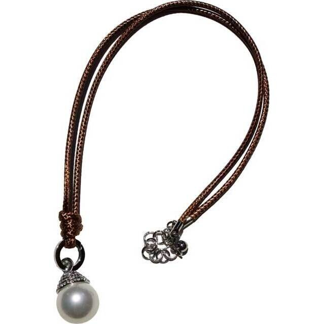 Lanyard NecklaceDiamonte Pearl