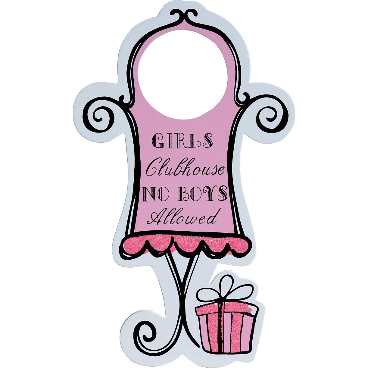 Doorhanger - Girls Clubhouse