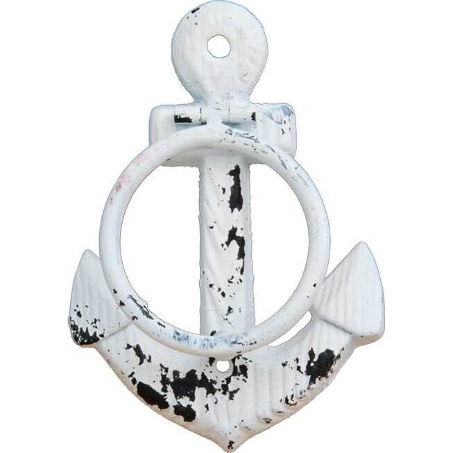 Doorknocker Anchor - Rustic Wh