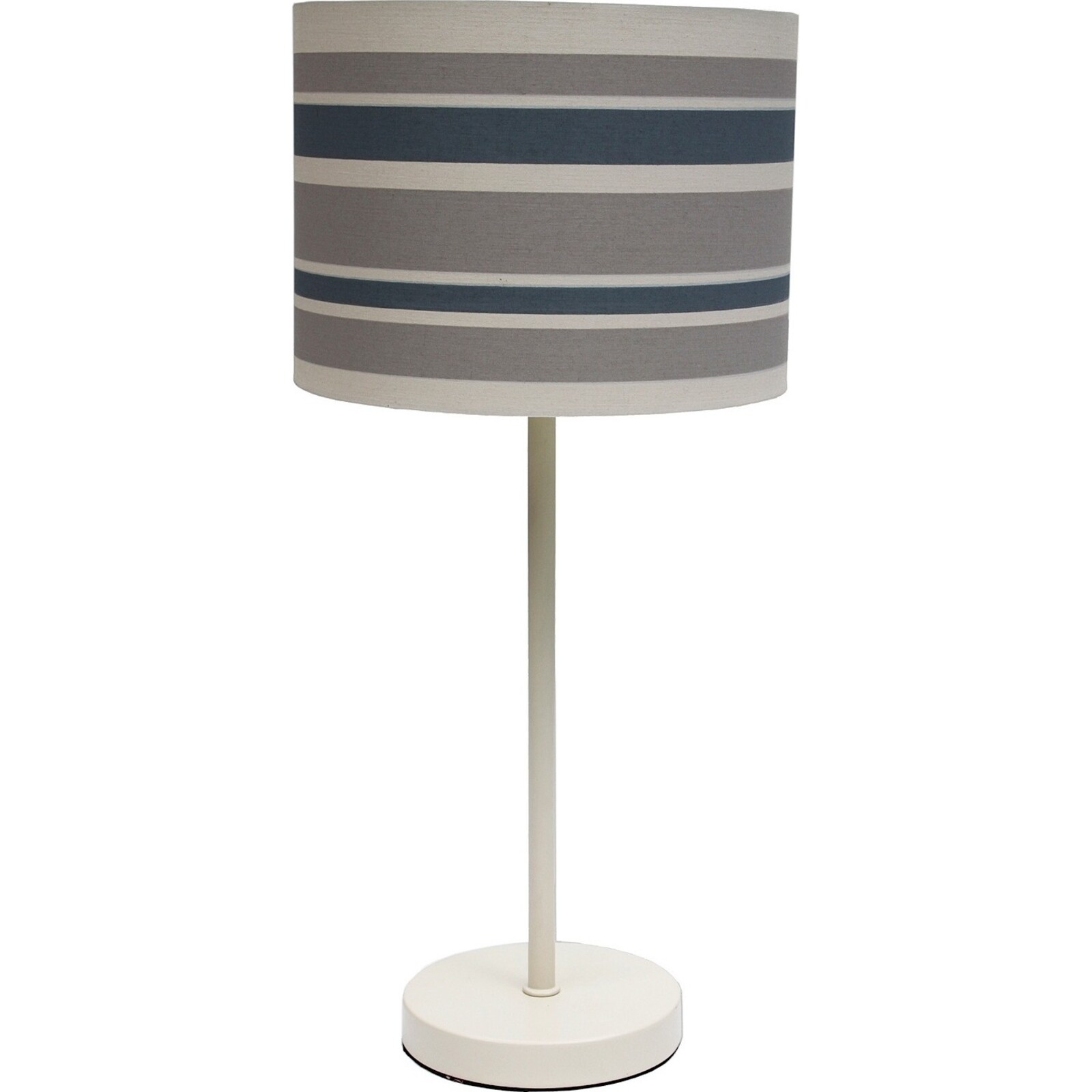 Table Lamp - Taupe Stripe