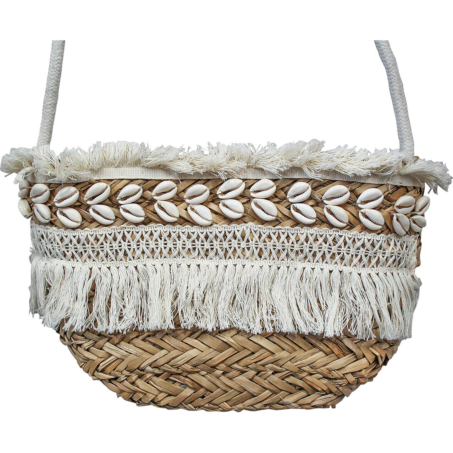 Woven Basket Tote Shell 