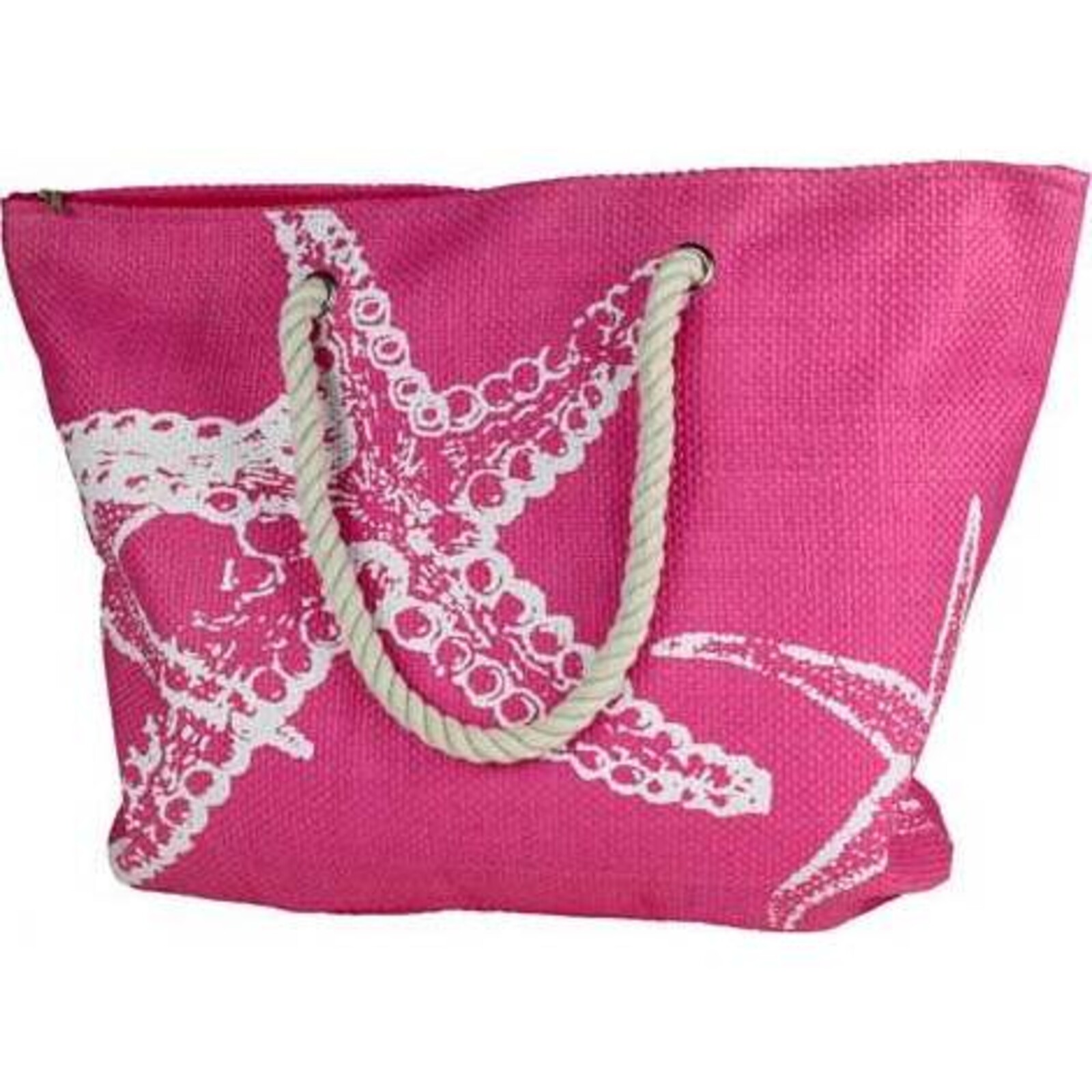 Beach Bag Starfish Pink