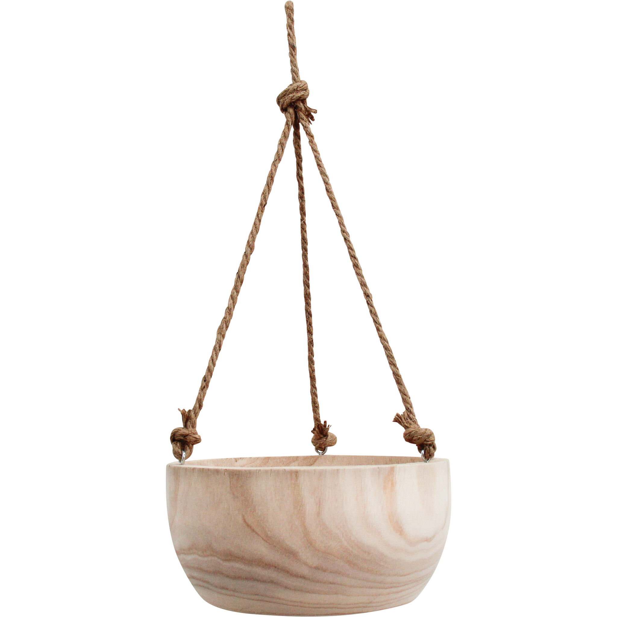 Timber Planter Hang Lrg Nat 