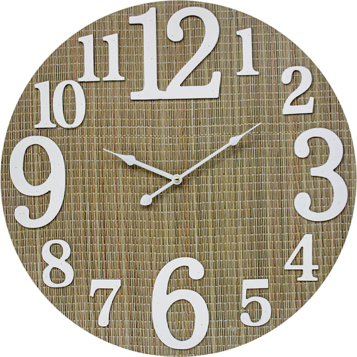 Clock Bamboo Weave