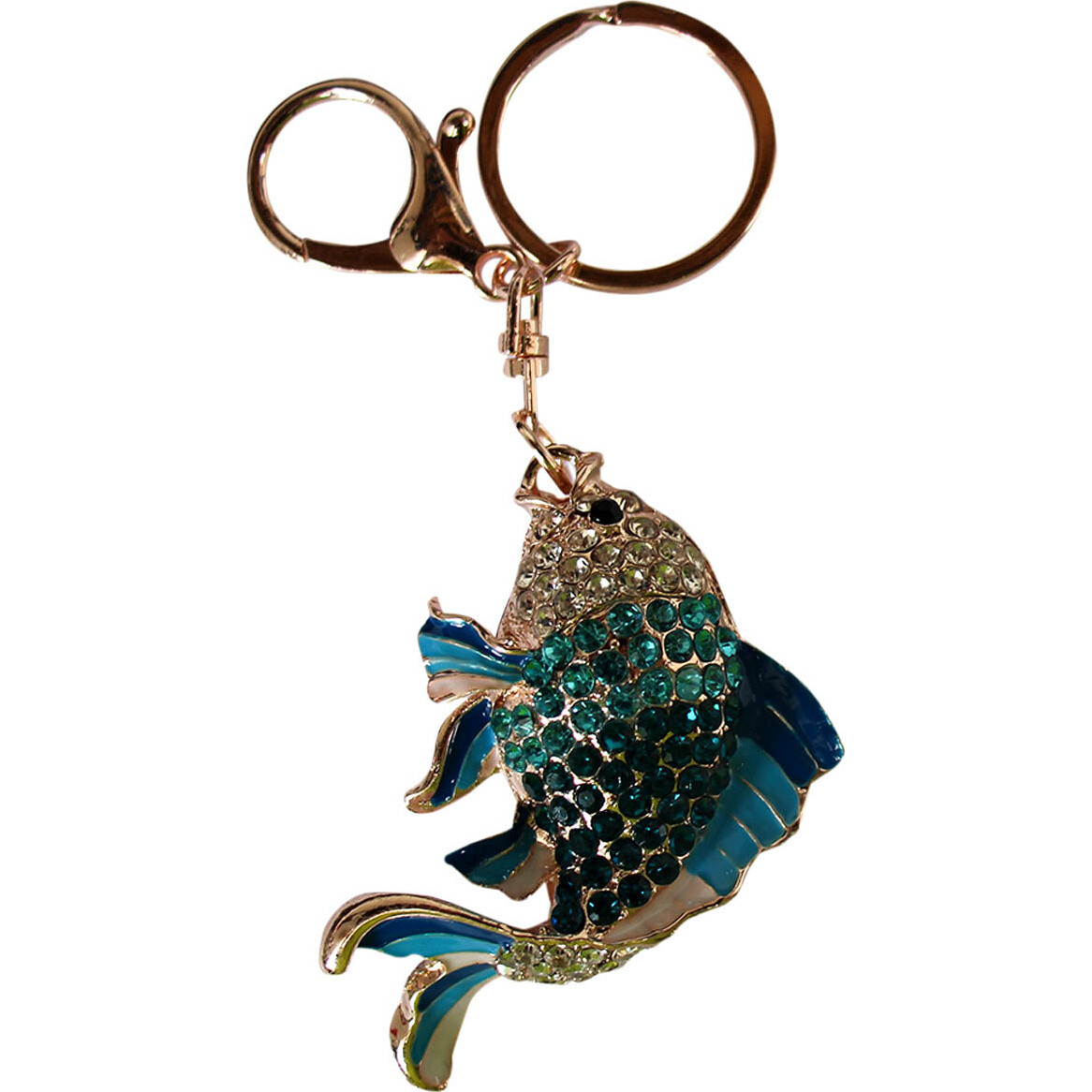 Keyring Fish Blue