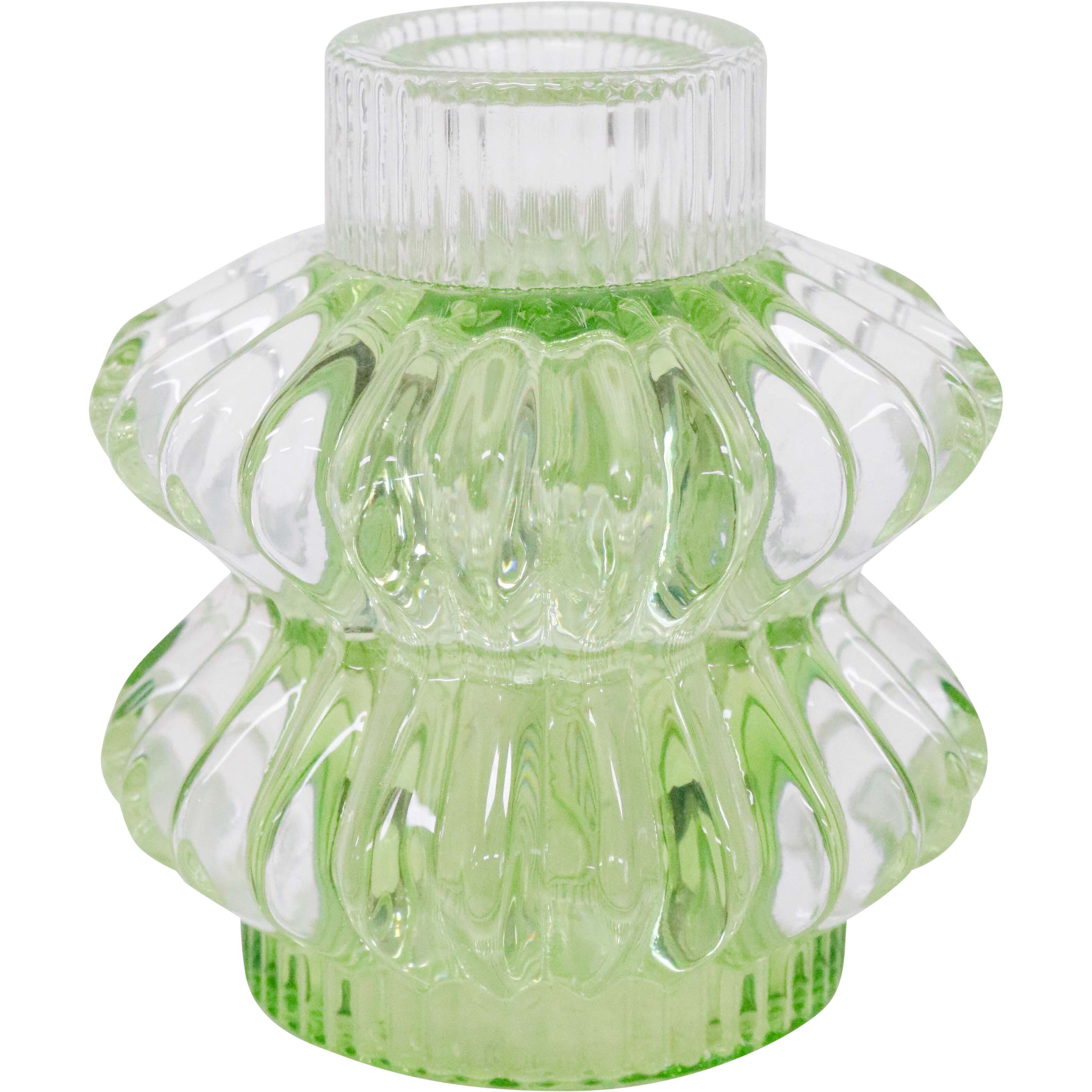 Reversible Candle Holder Green