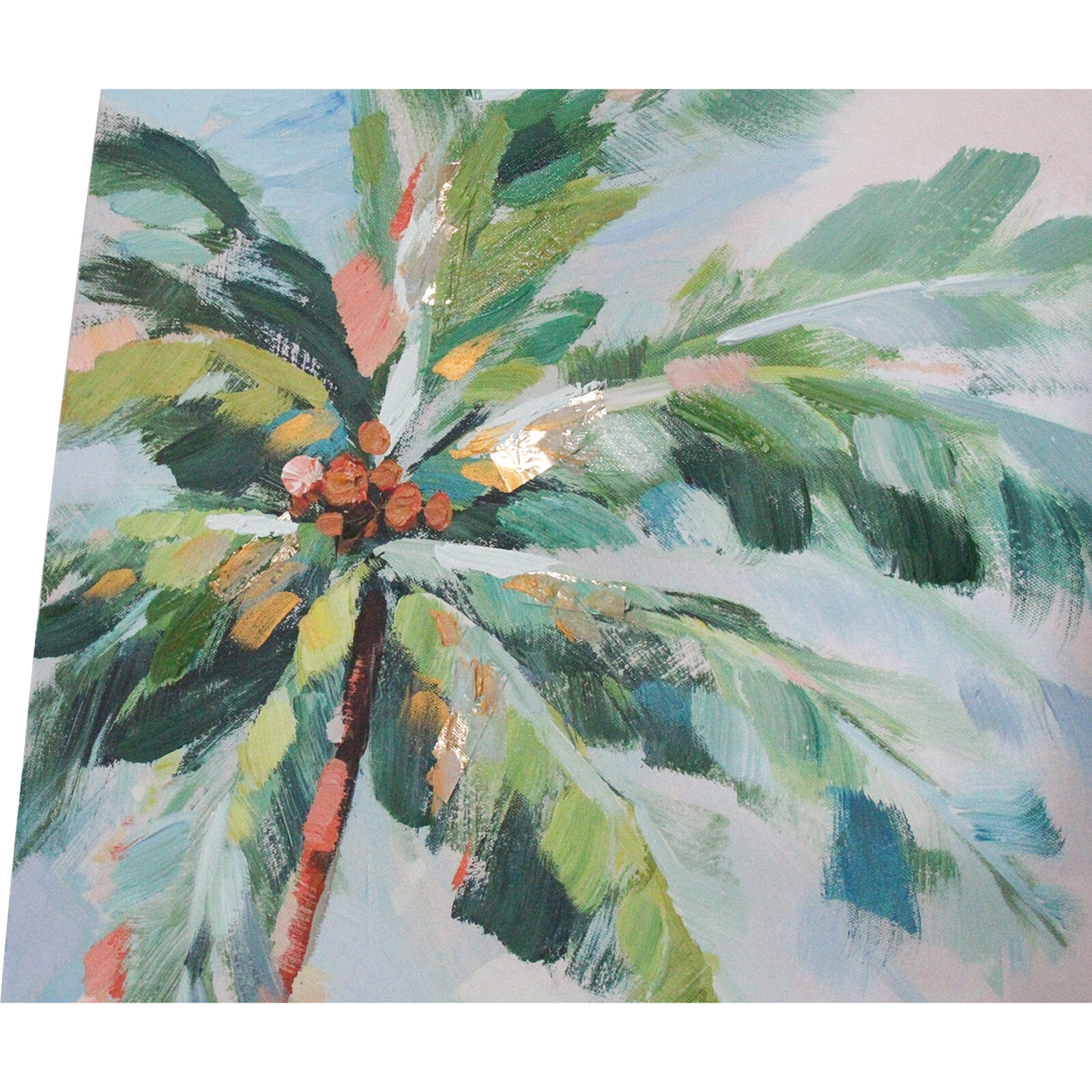 Wall Art Coloured Palms