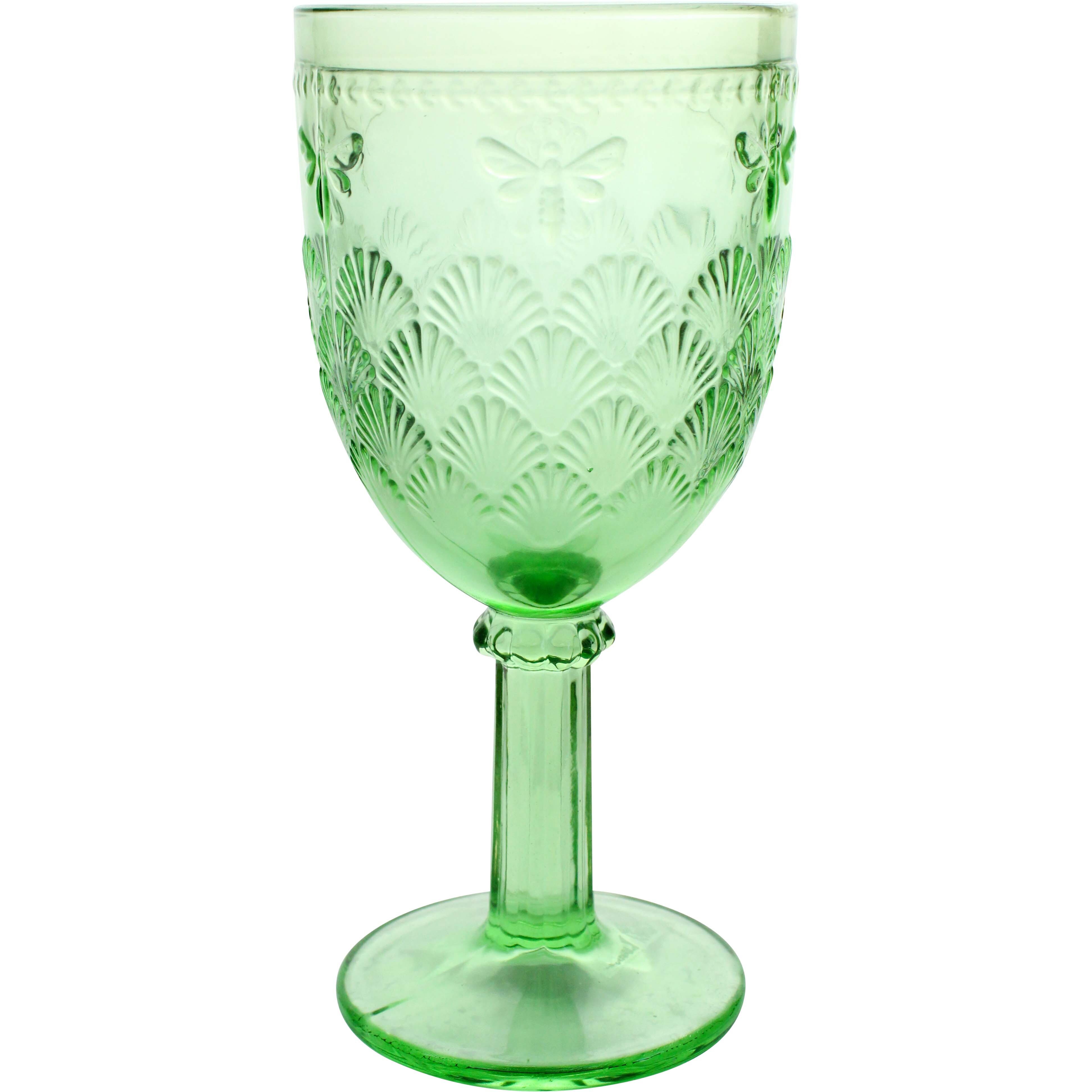 Wine Glass Bee Soft Green