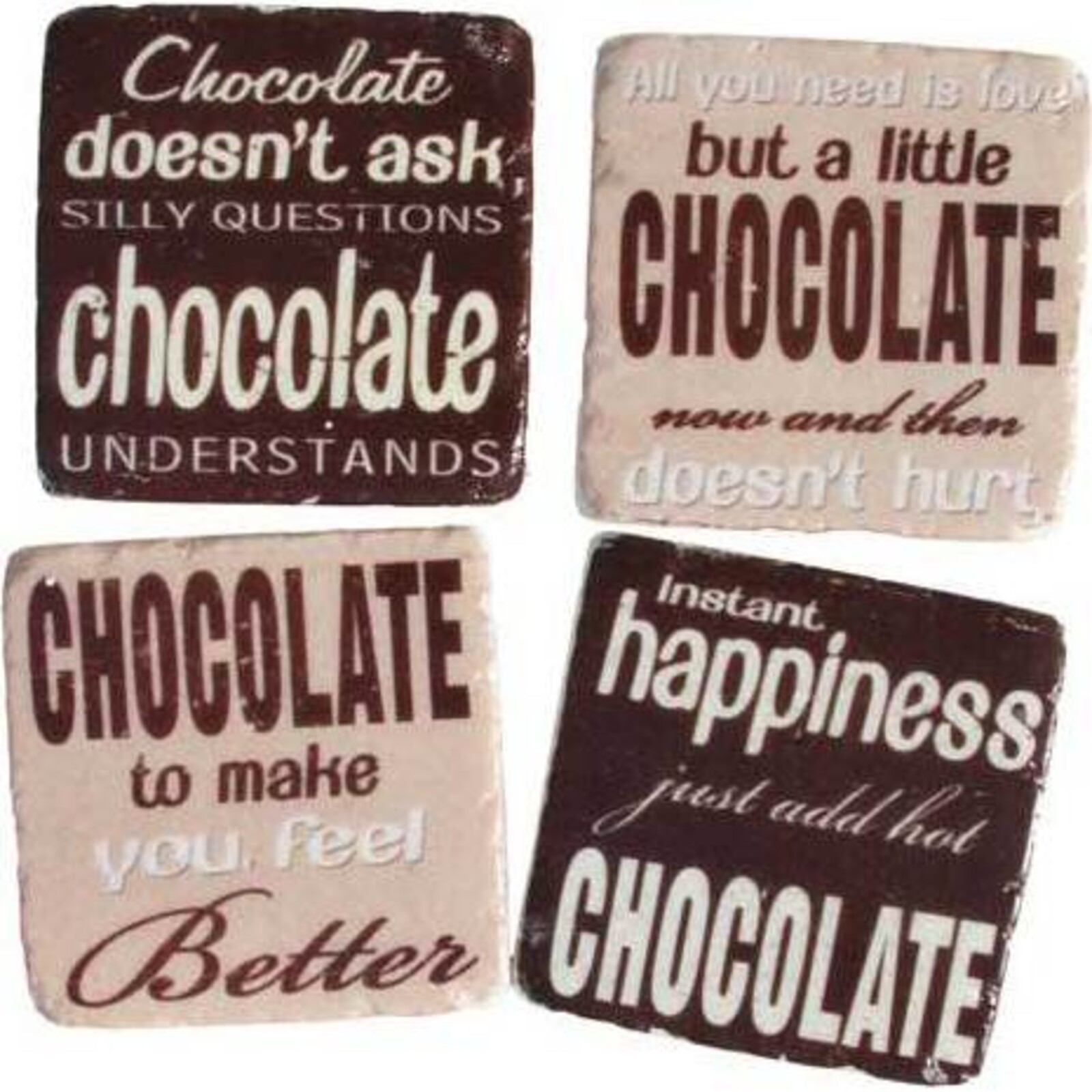 Coasters Chocolate Sayings