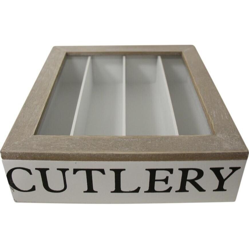 Box Cutlery White