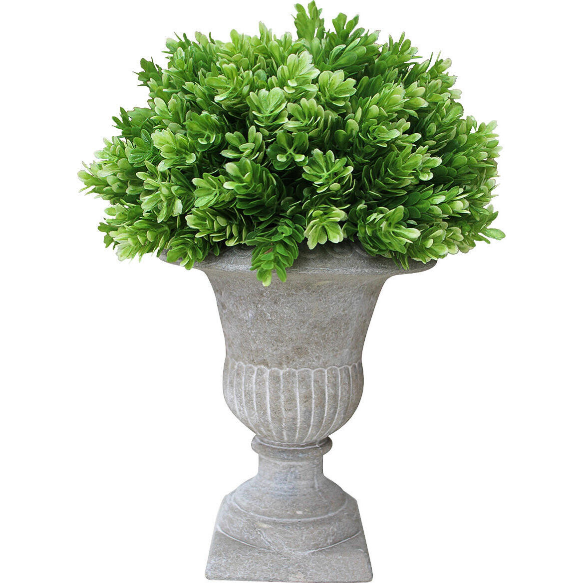 Faux Moss Urn Formal Tall