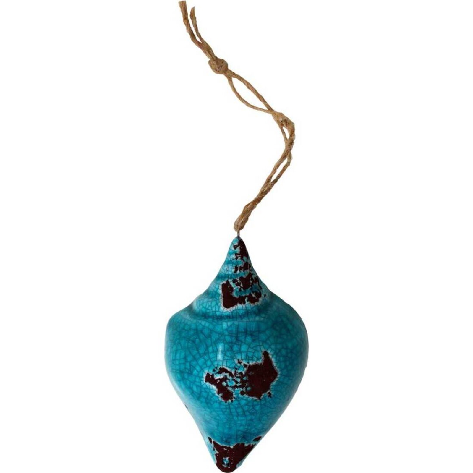 Hanging Shell Teal Small