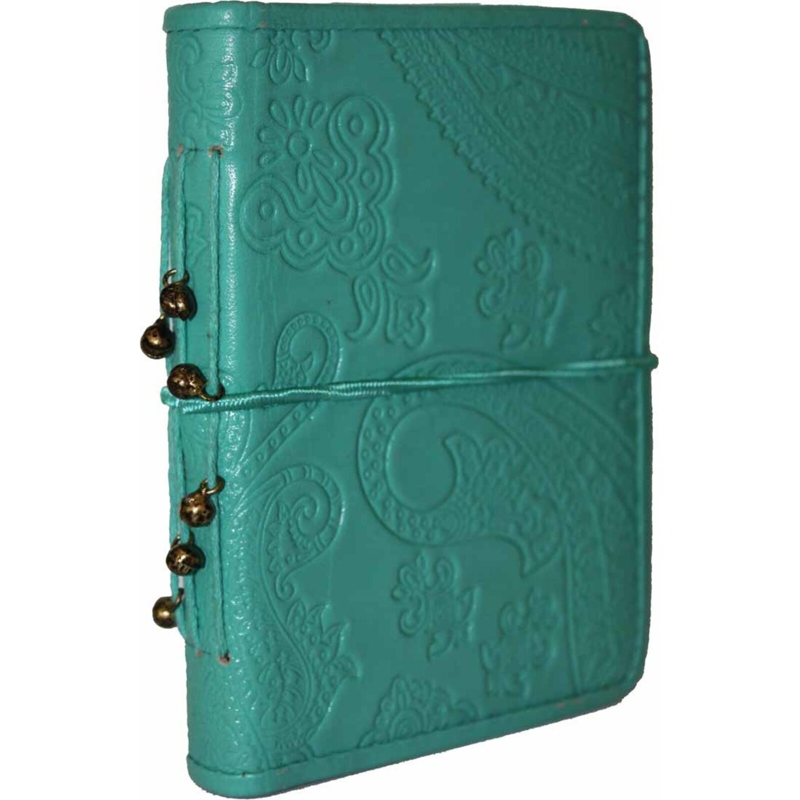 Leather Notebook Aqua Sellado SML