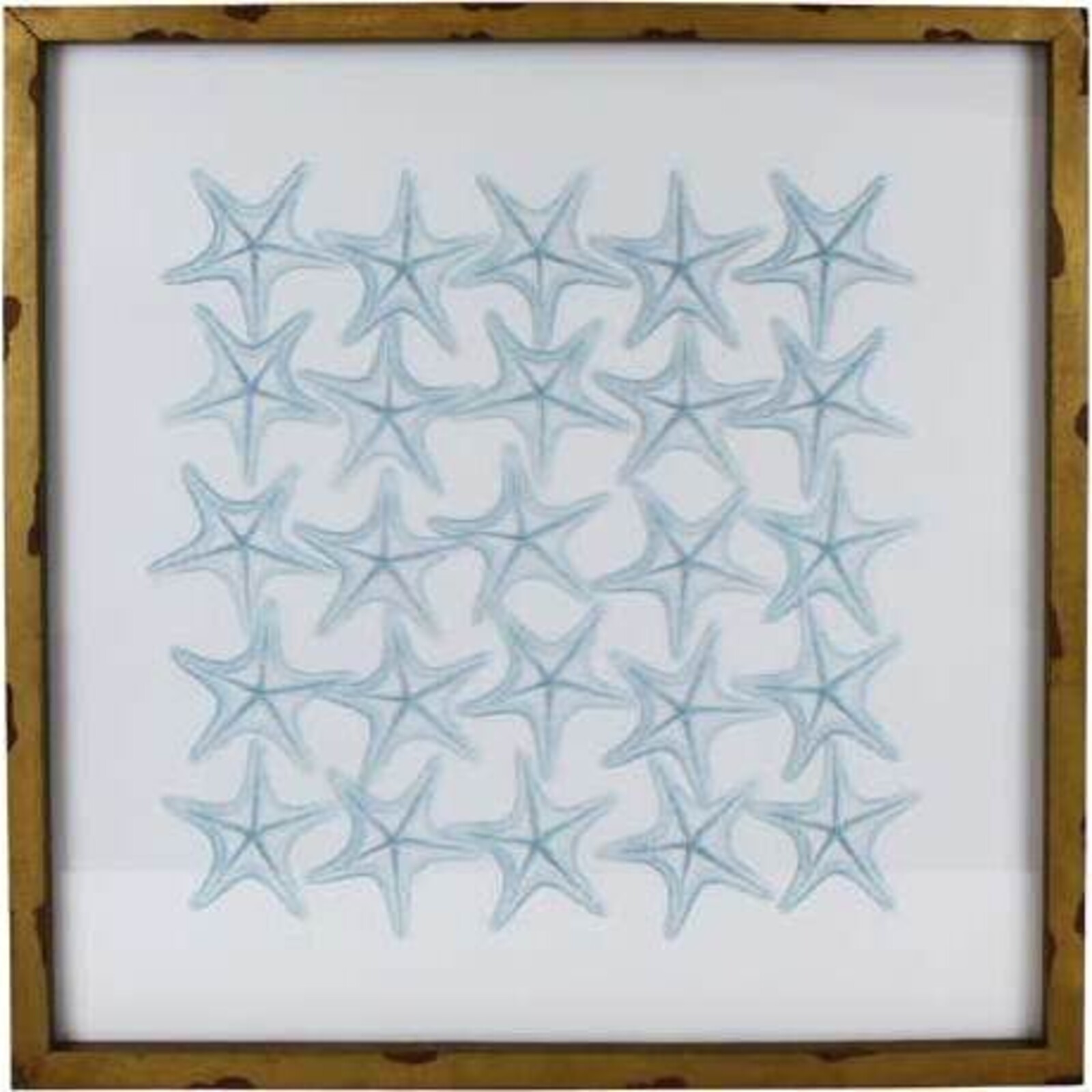 Glass Print Starfish