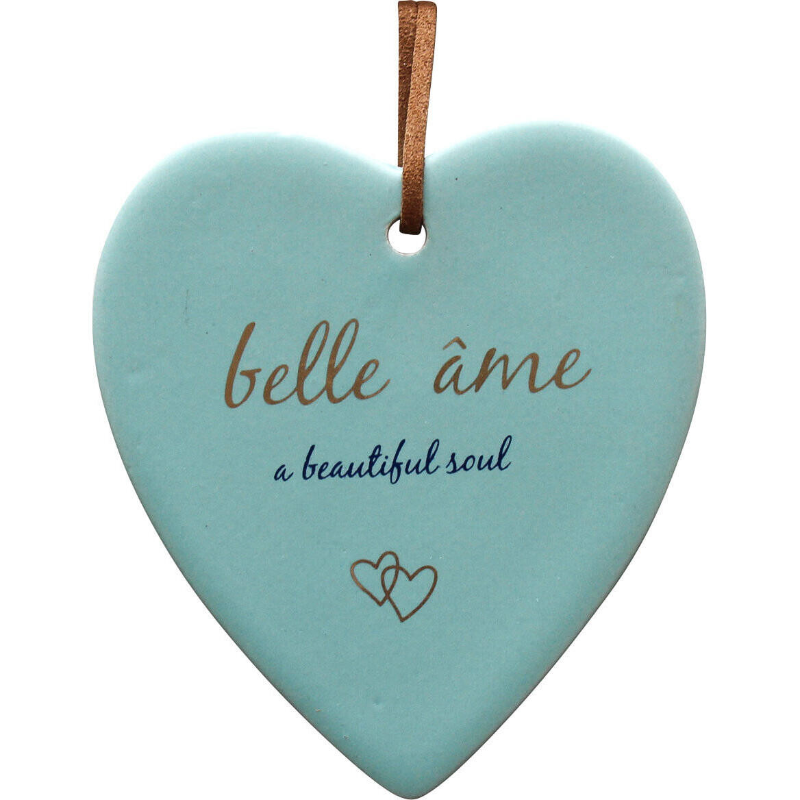 Hanging Heart Aqua Soul