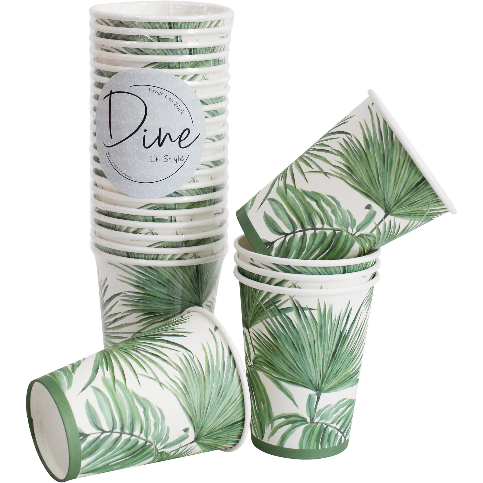 Paper Cup Set/20 Tropic