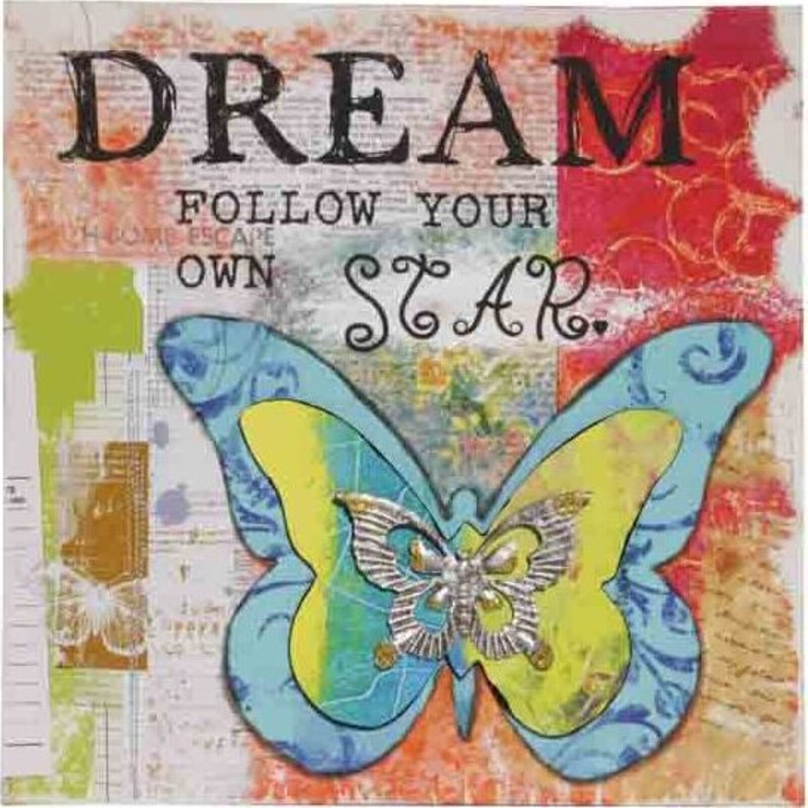 Canvas Sign - Dream Butterfly