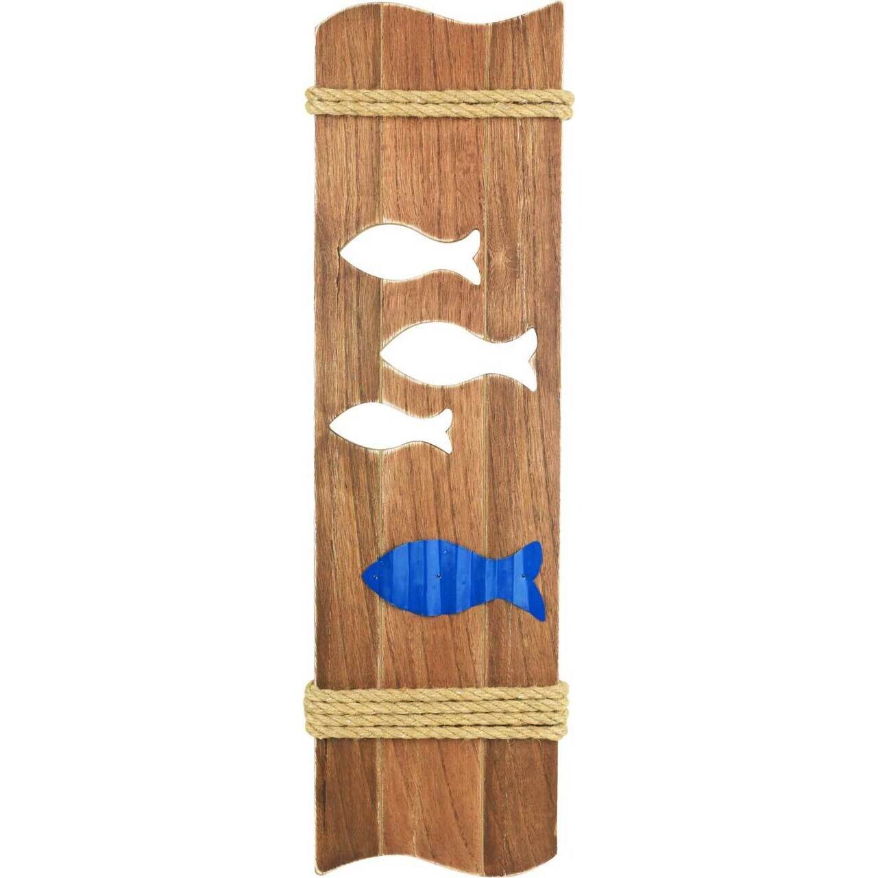 Wall Decor Fish Cut Blue