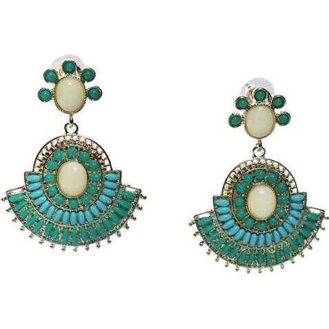 Earring Aqua Fan