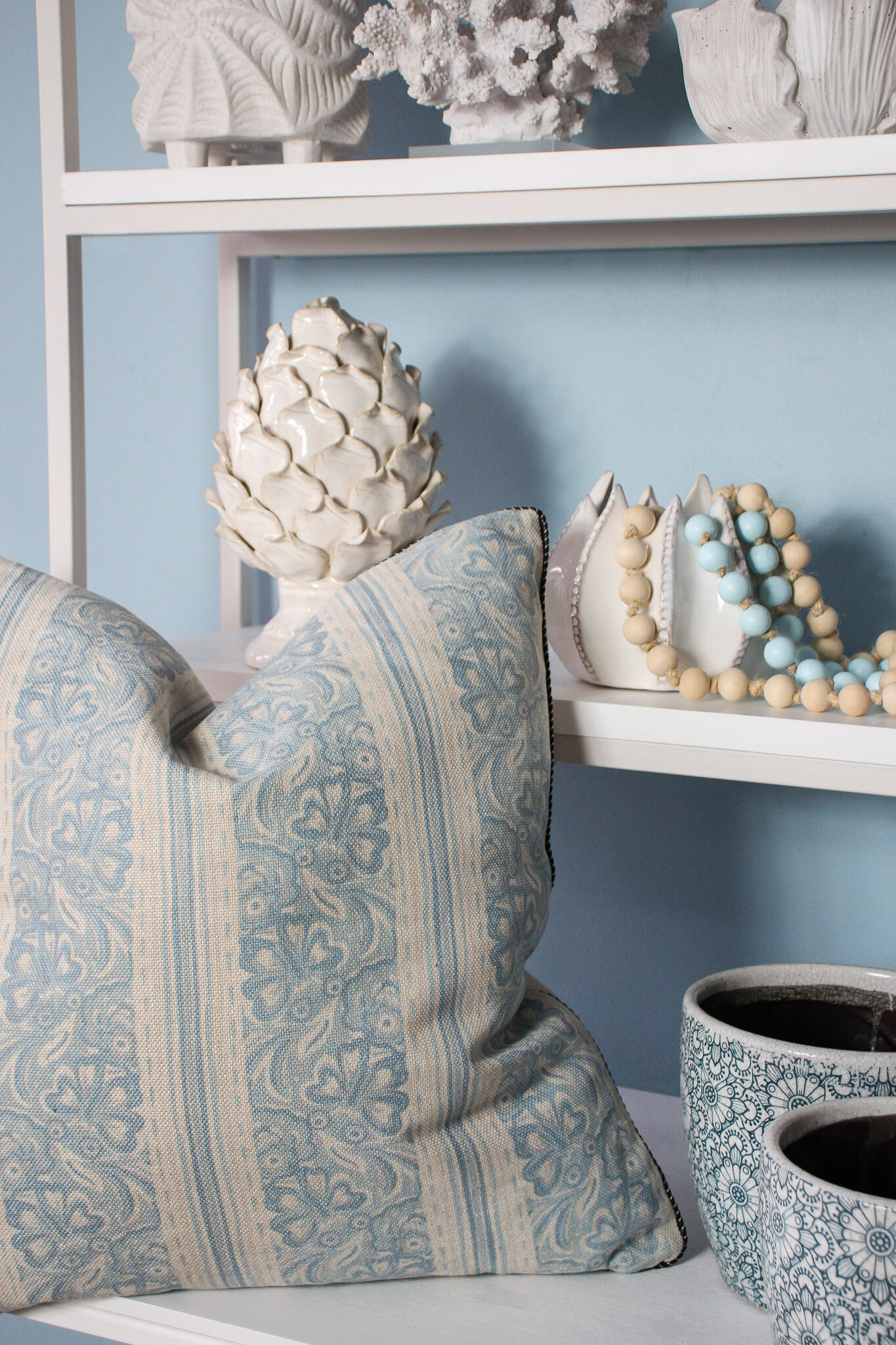 Cushion Blue Hemp