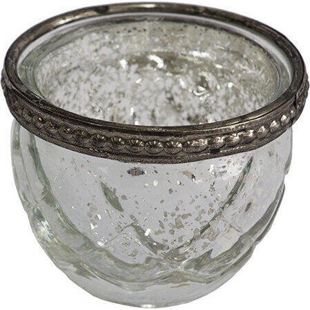 Votive Cup Cut silver