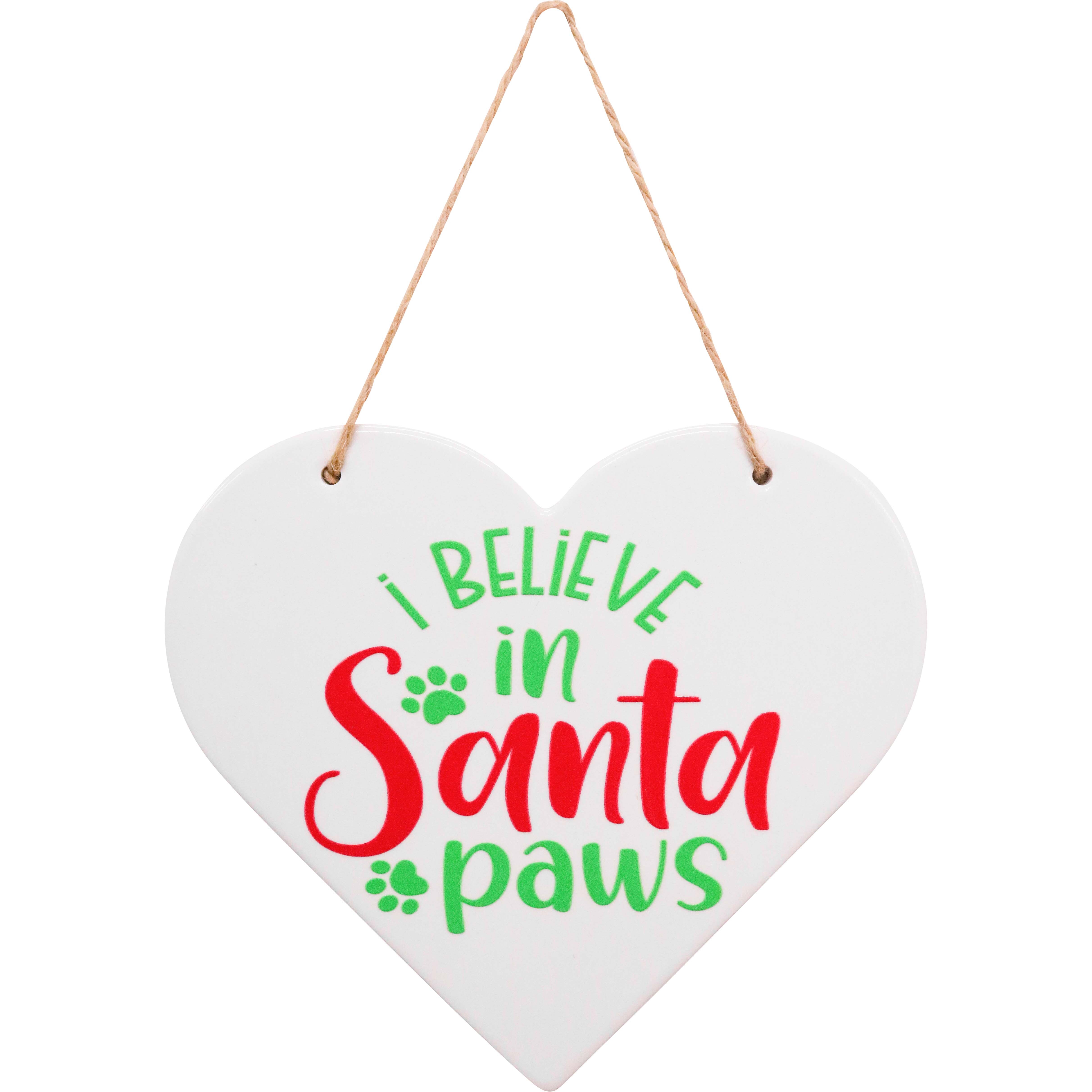 Heart Santa Paws