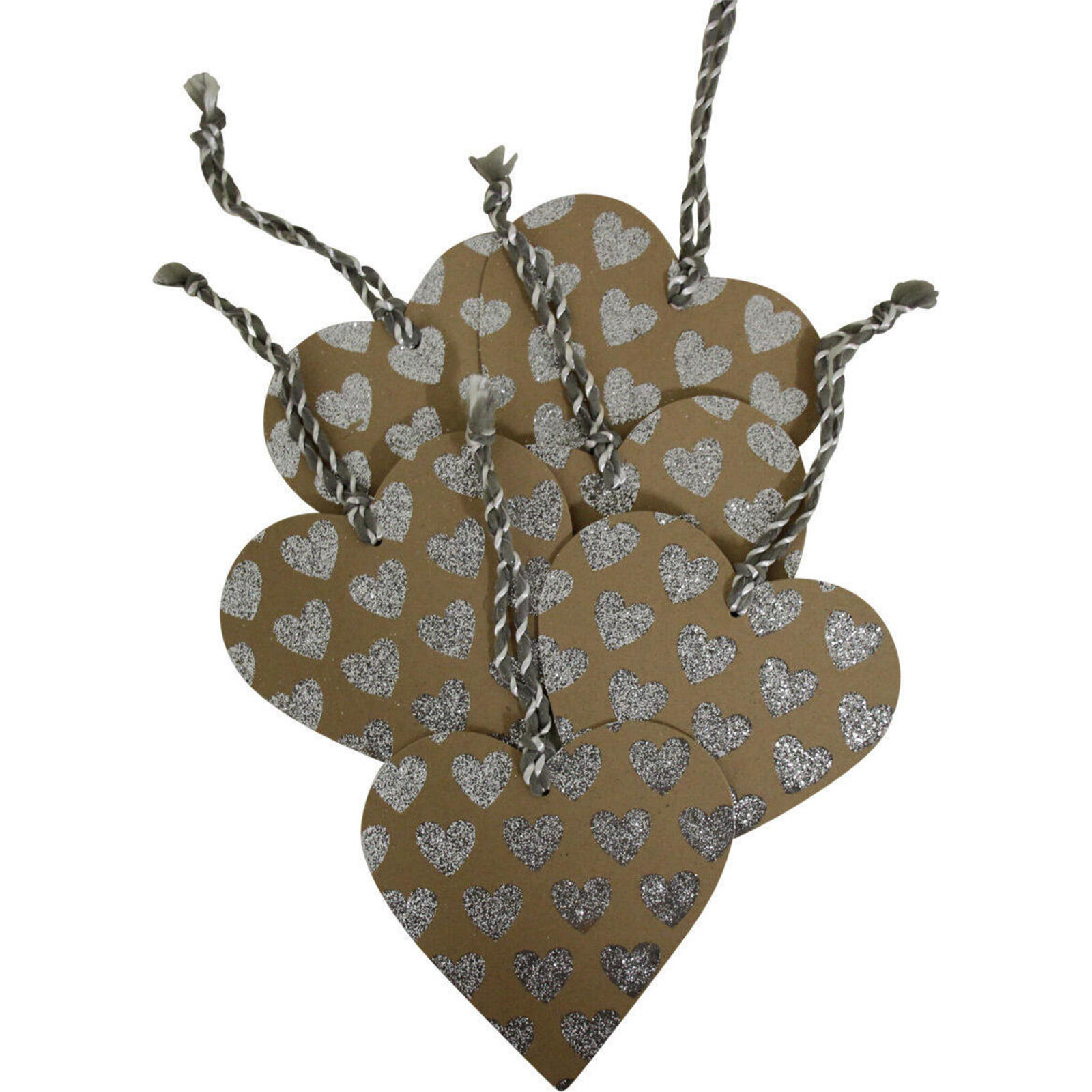Heart Tags Silver s/6