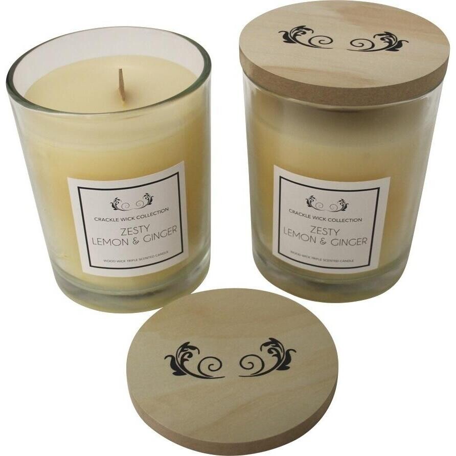 Candle Crackle Wick Zesty Lemon & Ginger