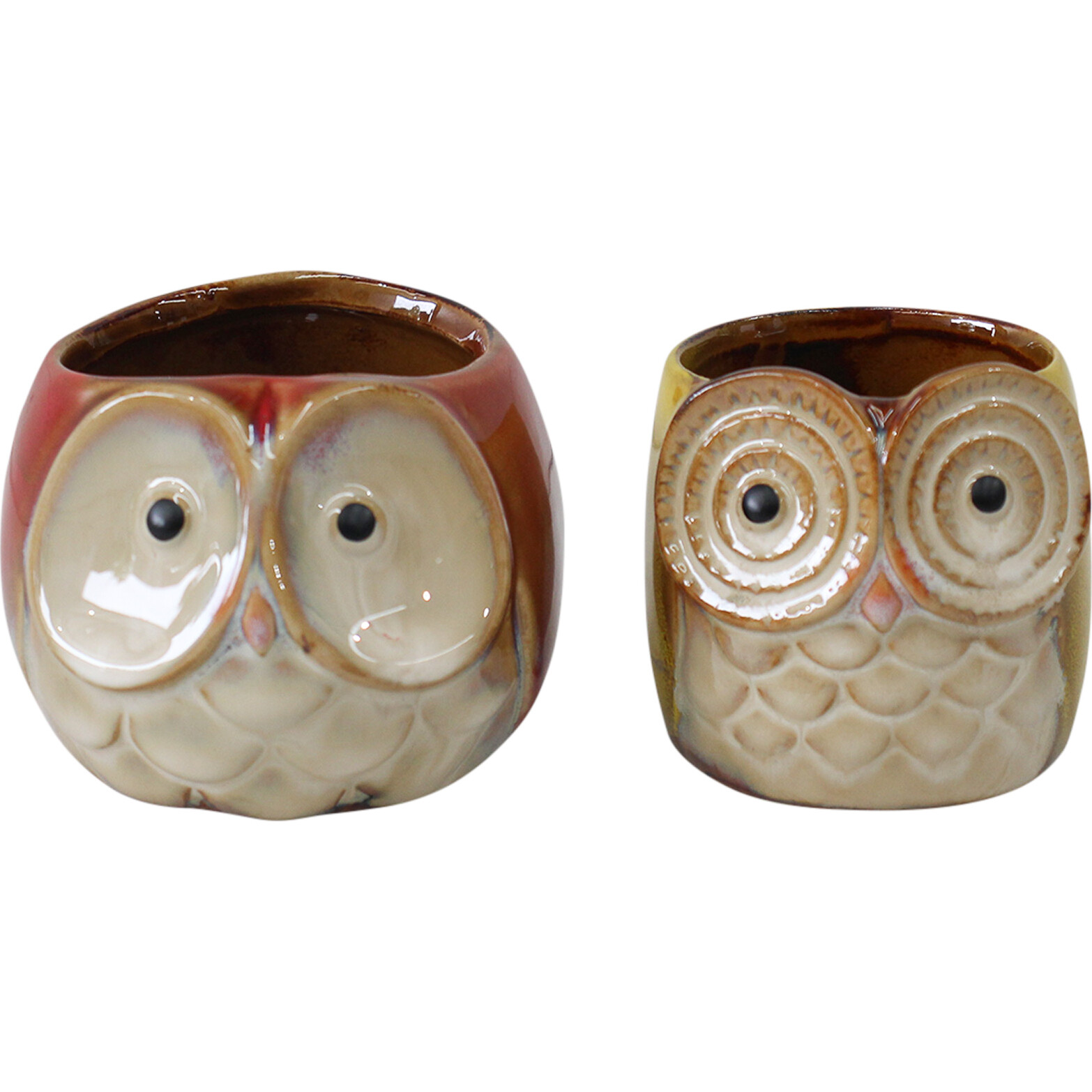 Owl Planters S/2