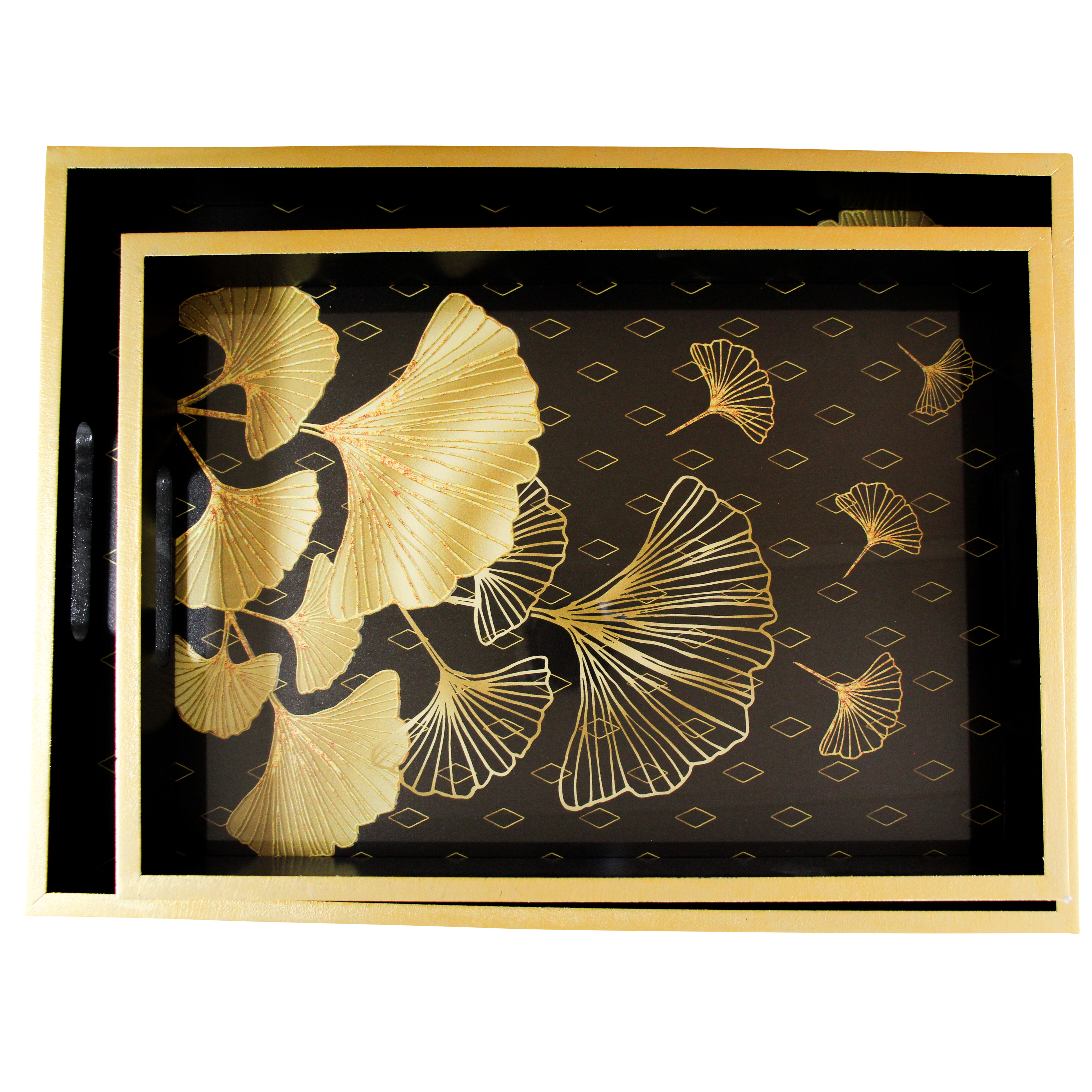 Trays S/2 Ginko Leaf