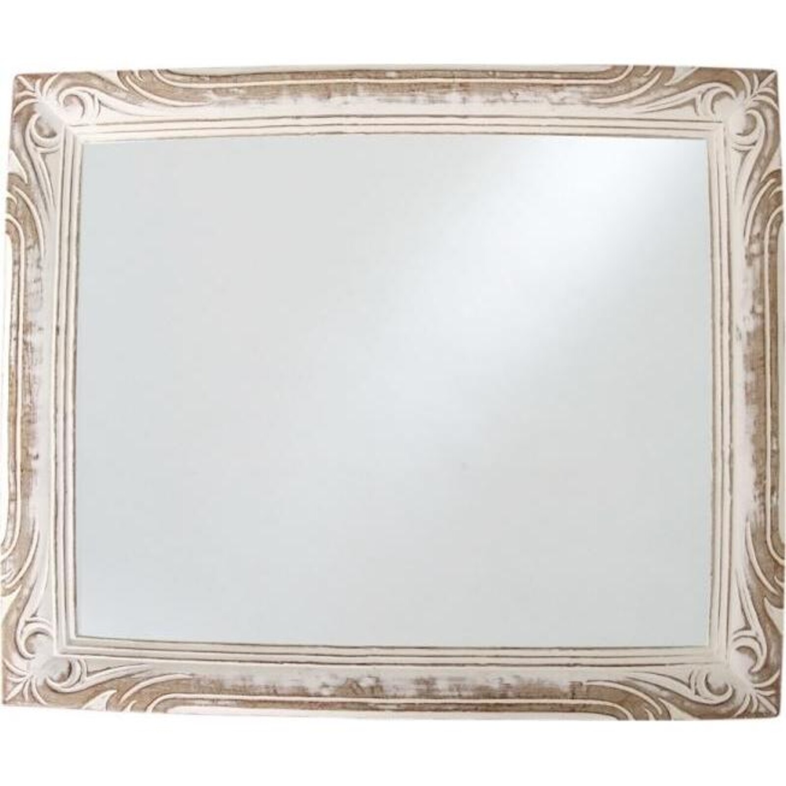 Mirror Baroque French Whitewash