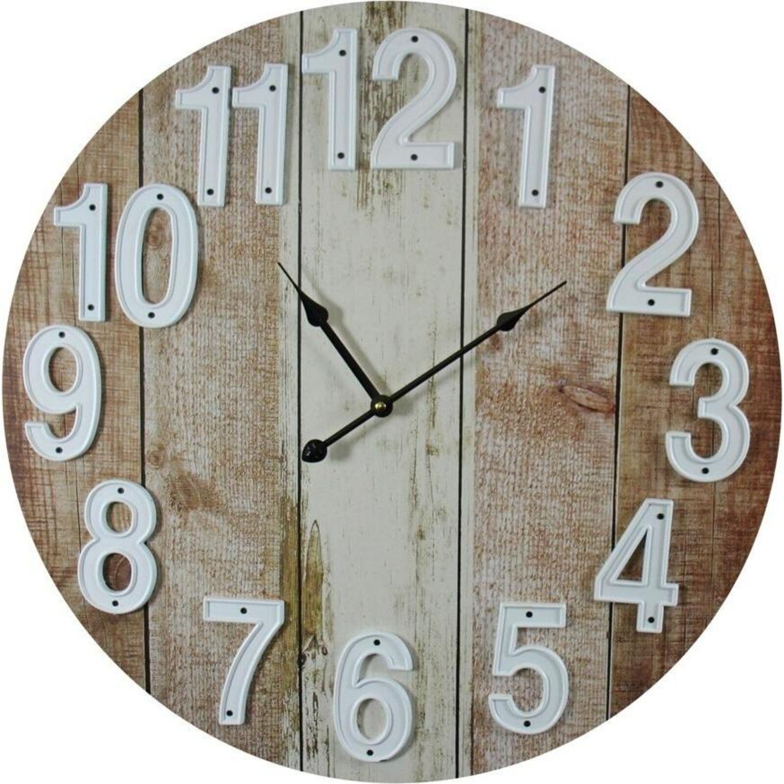 Clock Rustic Boards 58cm
