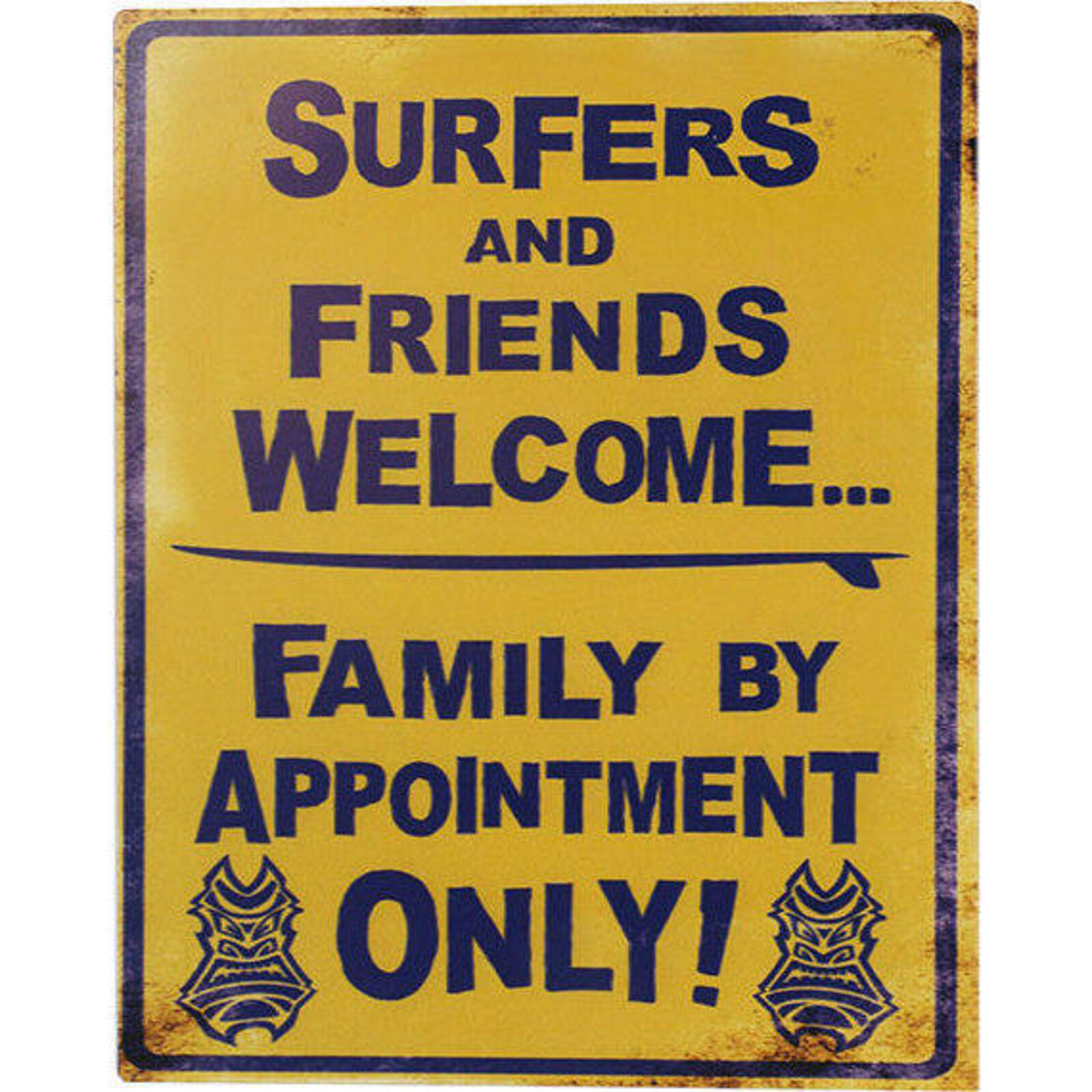 Tin Sign Surfers & Friends