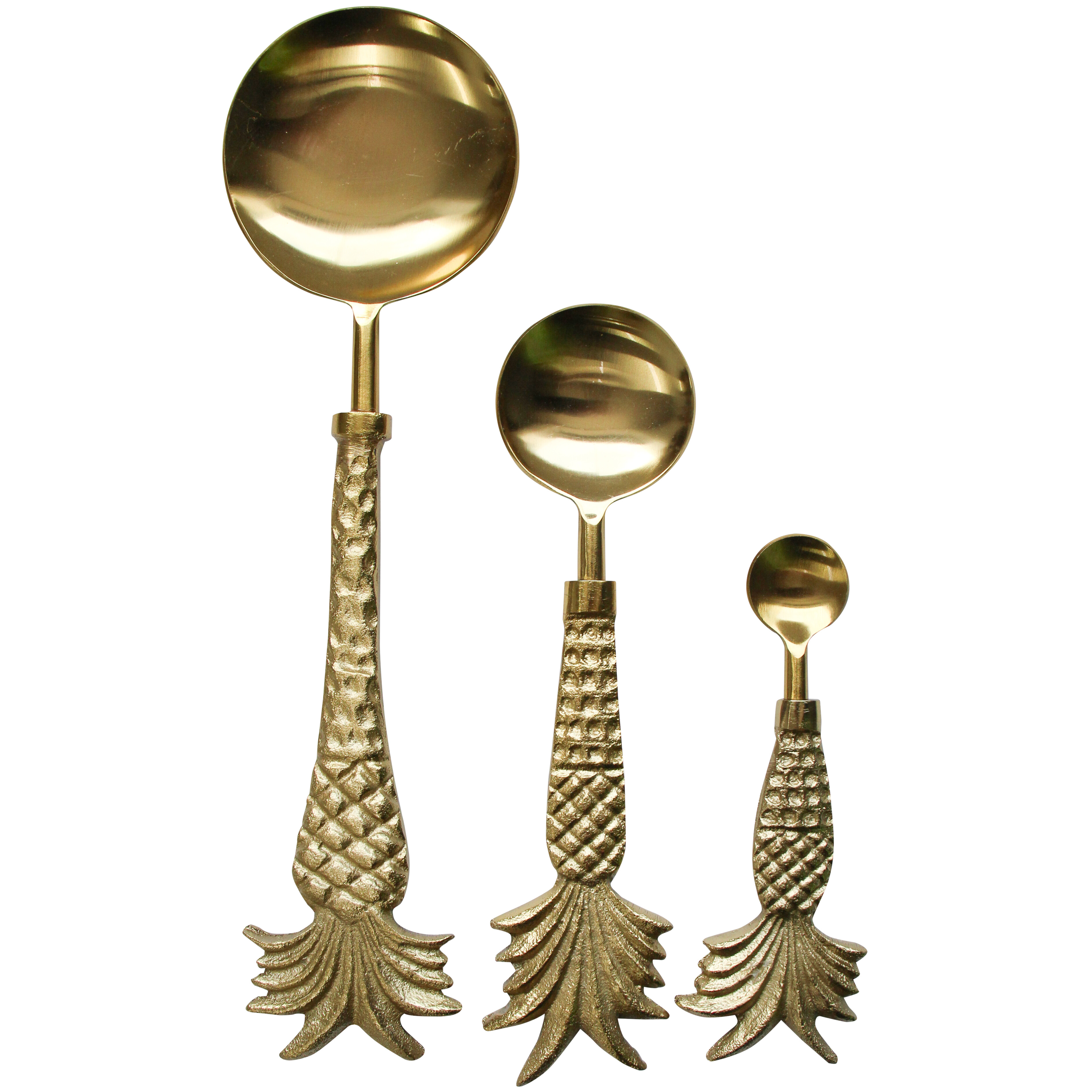 Spoon Serving Set Pineapple S/3