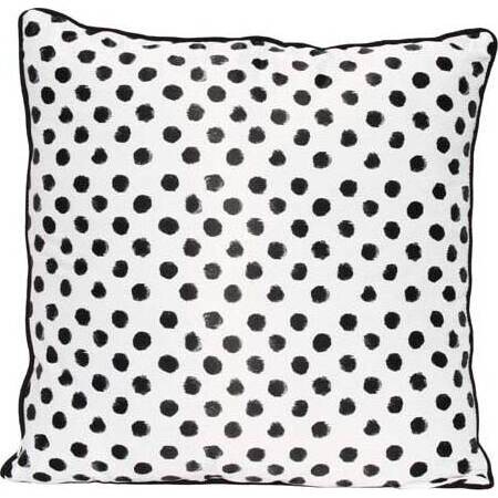 Cushion Black Dots