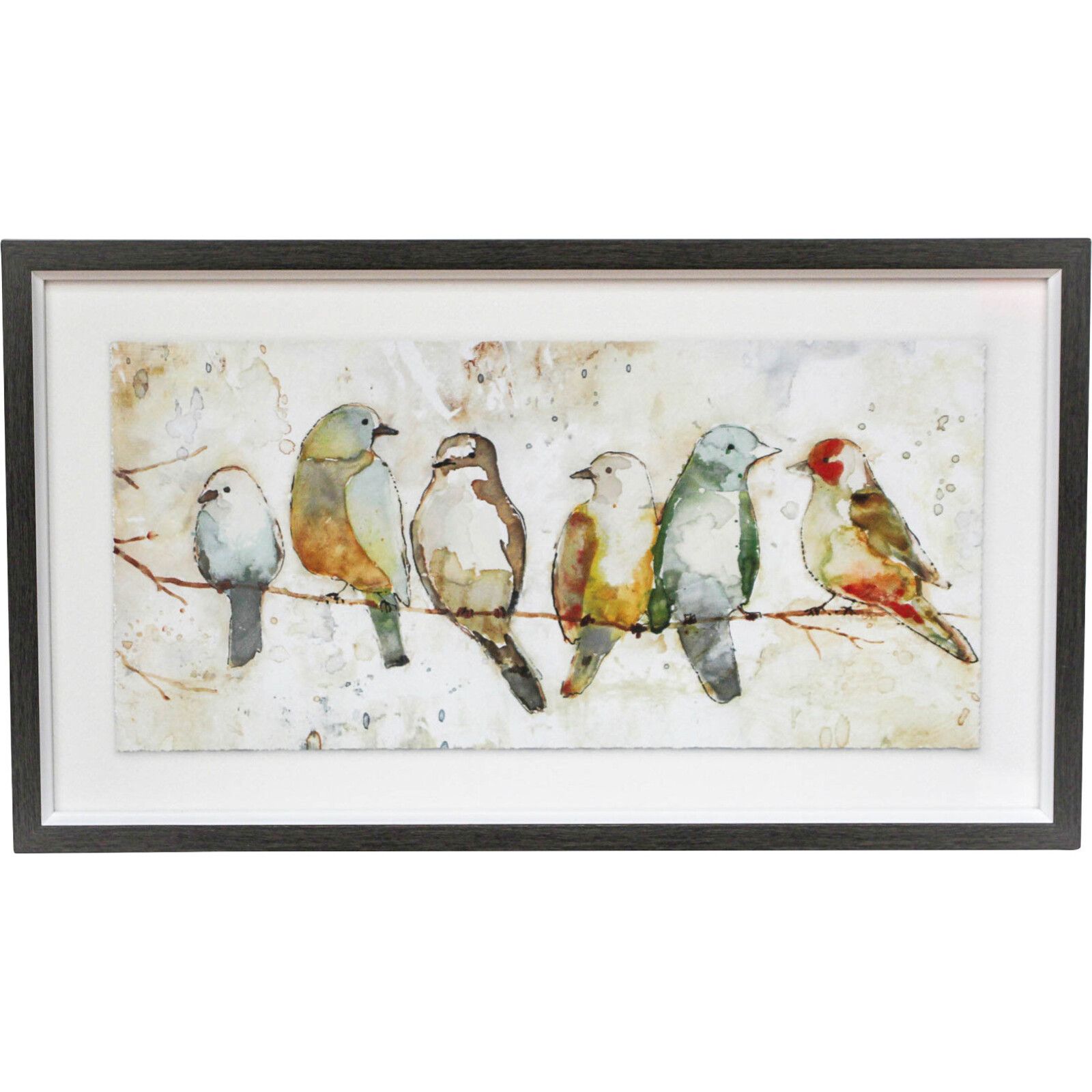 Framed Print Bird Chatter