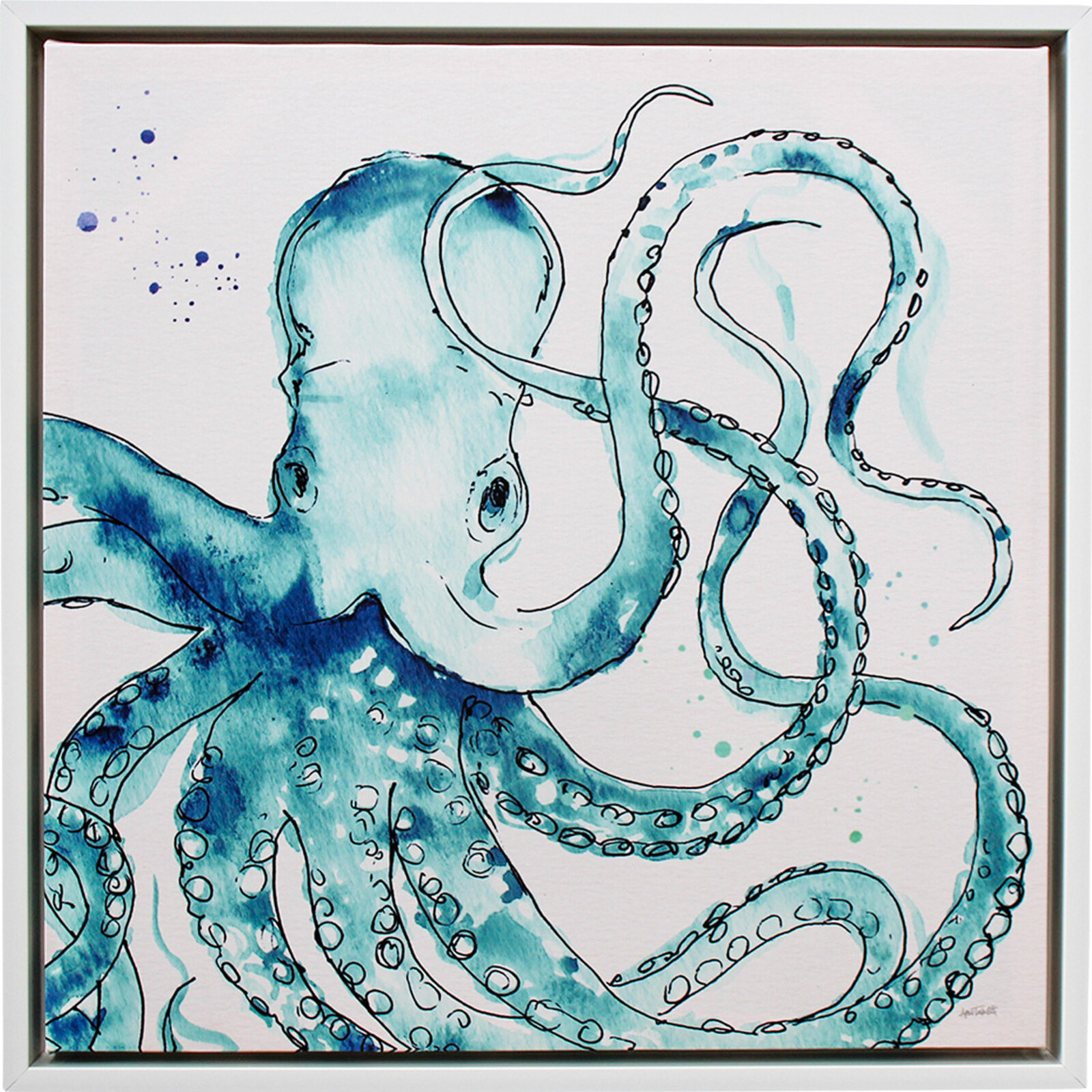 Canvas Deep Sea Octopus