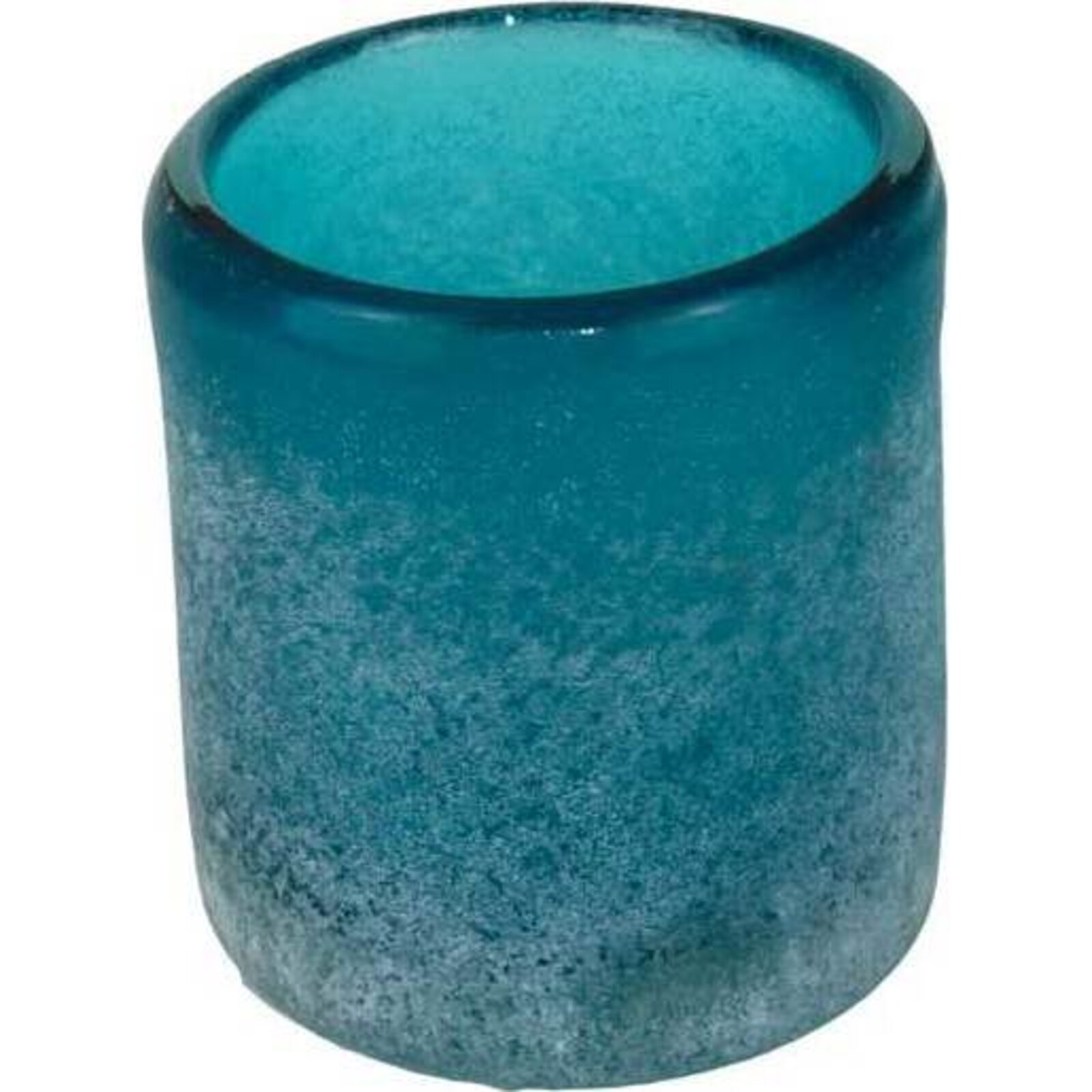 Glass Votive Teal Small