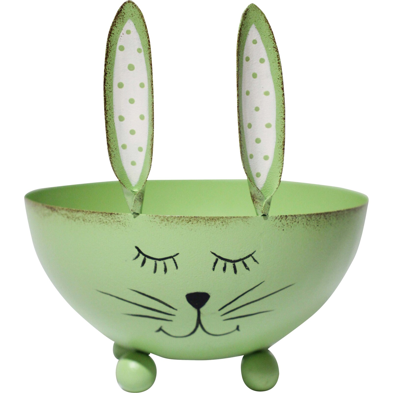 Rabbit Egg Gift Bowl Lrg Sage