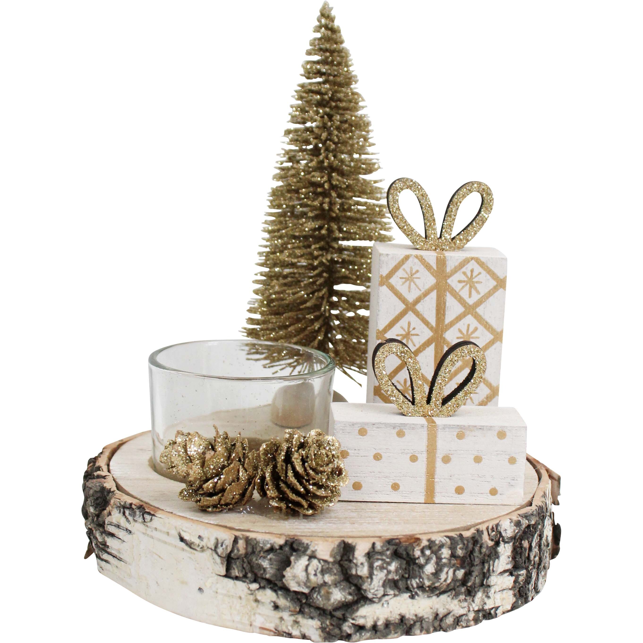 Giftbox/Tree Natural T/Light