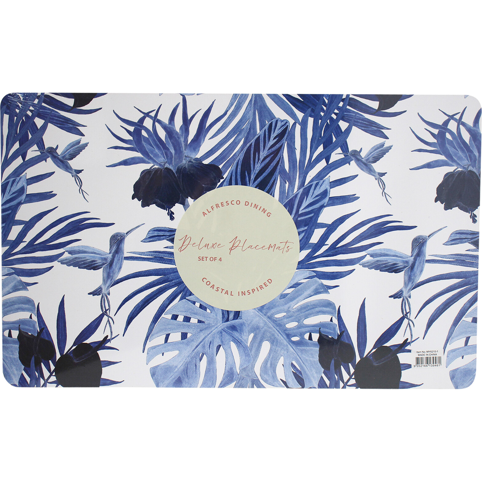 Placemats S/4 Tropical Hummingbird