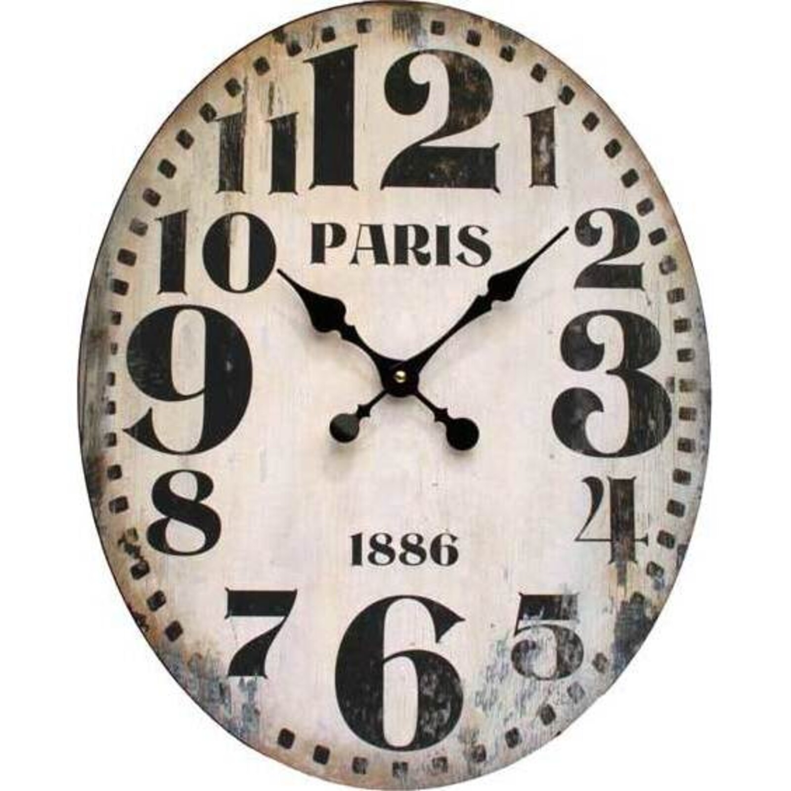 Oval Clock Paris 1886