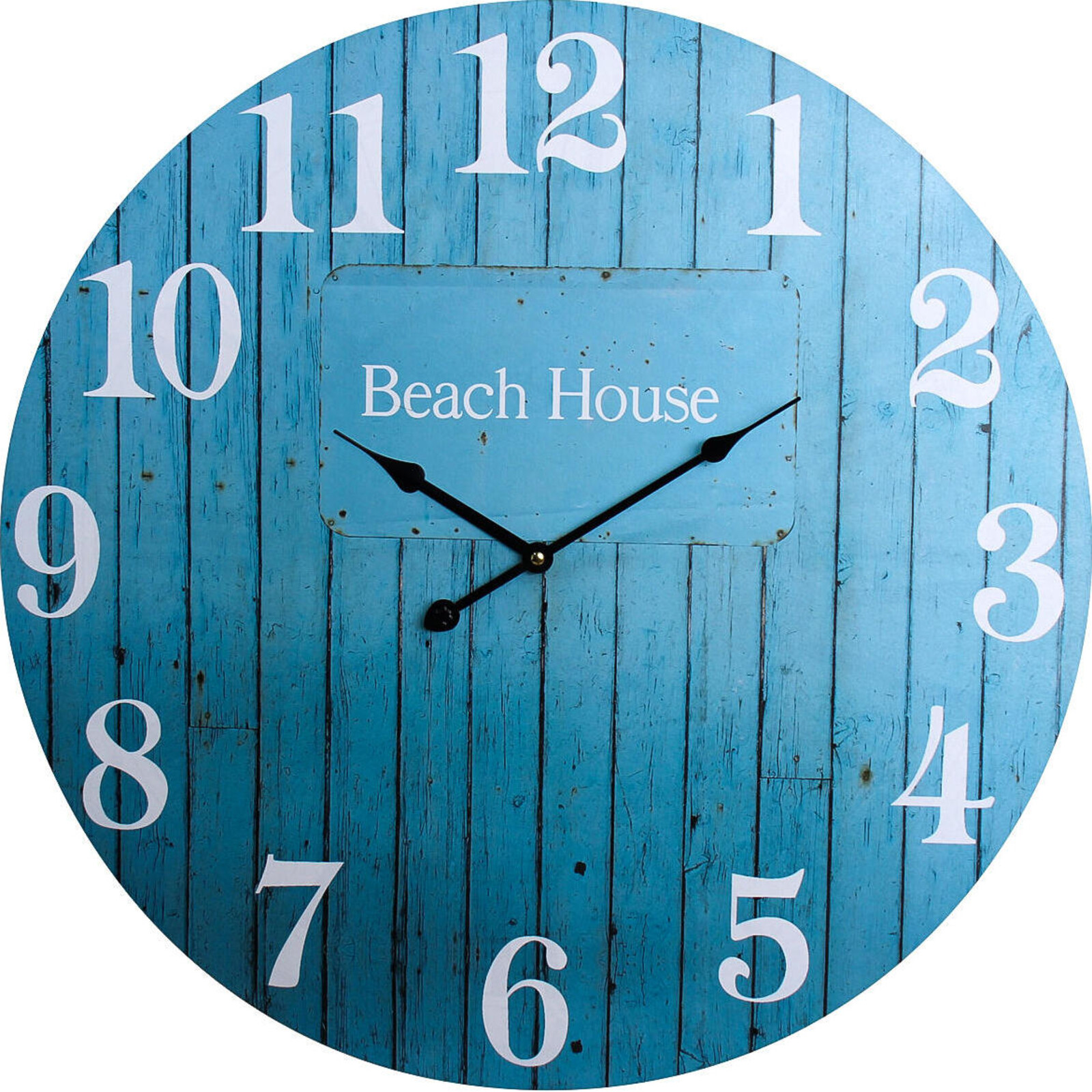 Clock Aqua Beach House 58cm