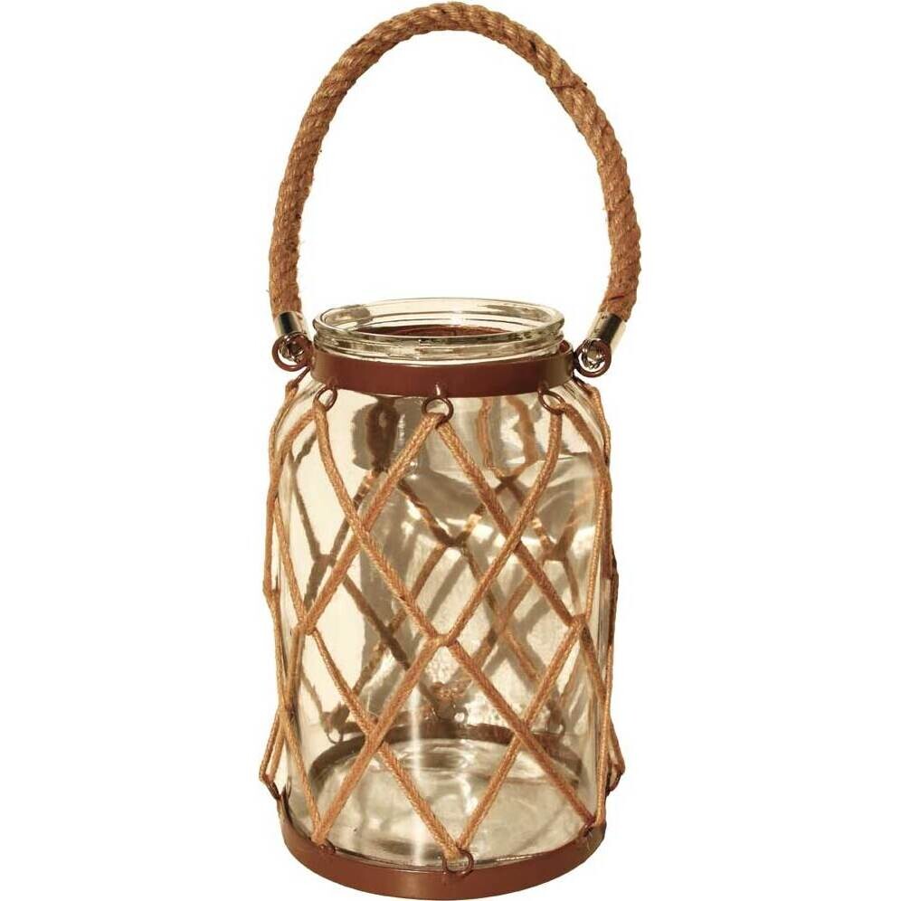 Glass Bottle Jute Croix Large