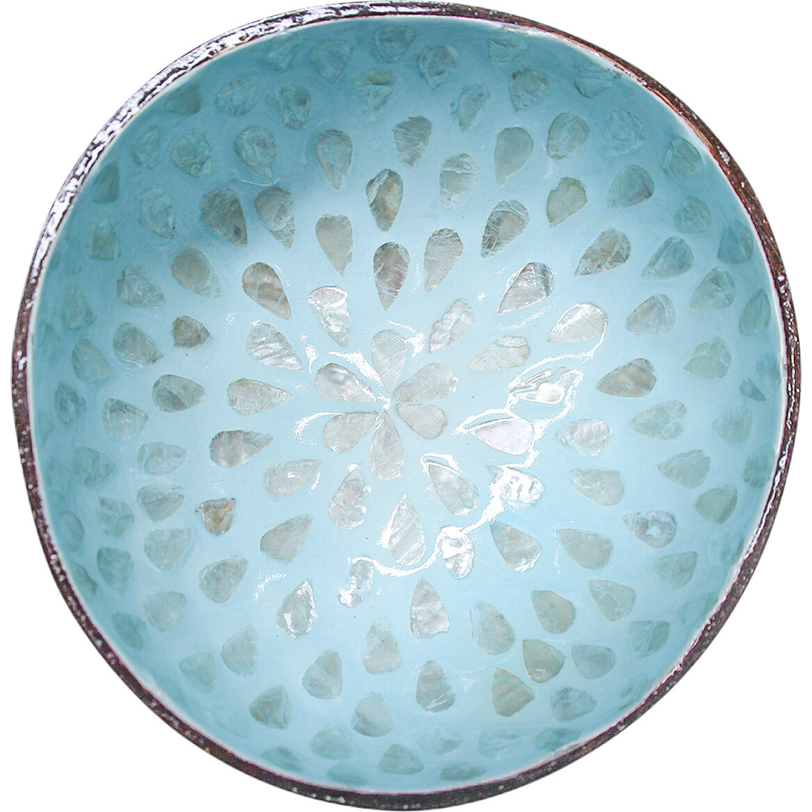 Coco Shell Drops Pale Blue