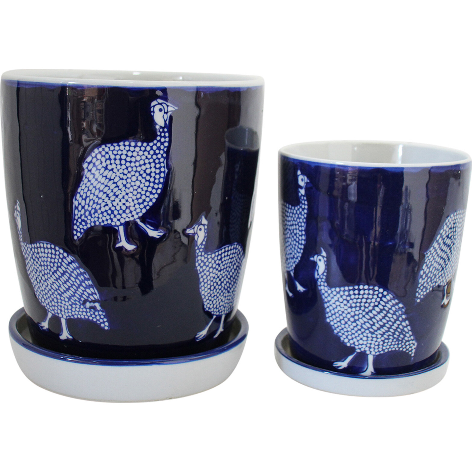 Planter Guinea Fowl  Dk S/2