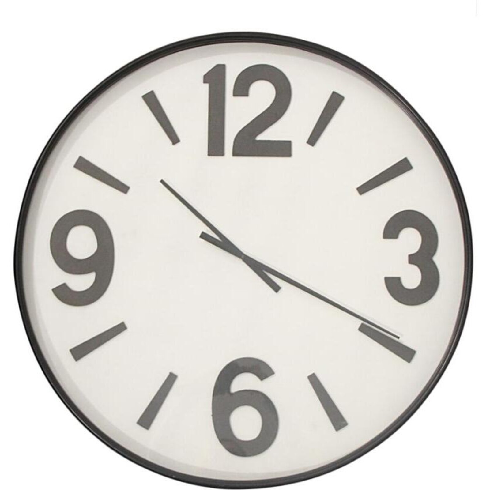 Clock Hamptons Black 80cm