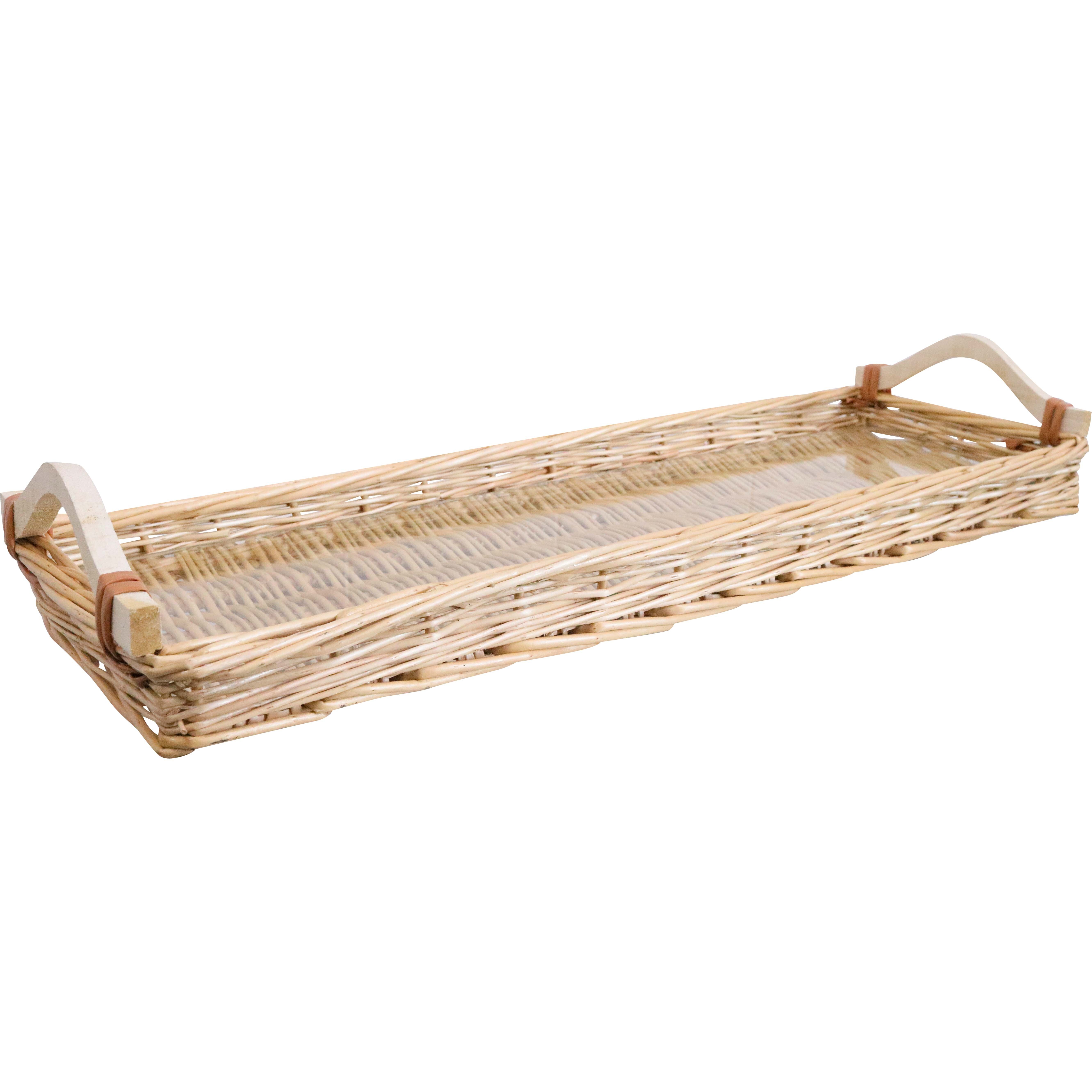 Tray Charcuterie Wicker Natural