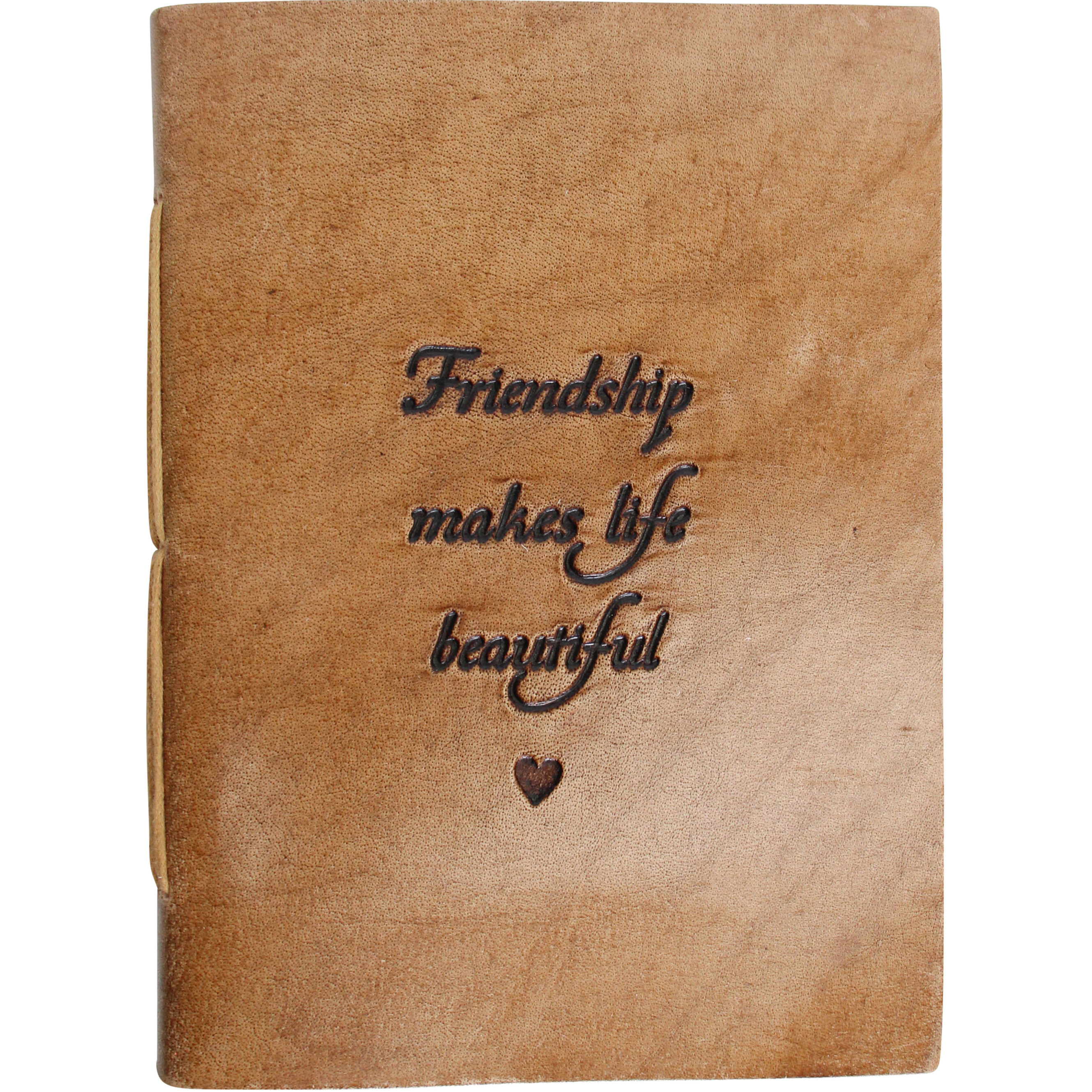 Leather Notebook Friendship